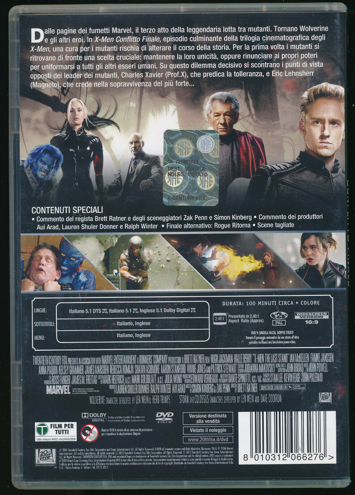 EBOND X-men - Conflitto Finale DVD D558709