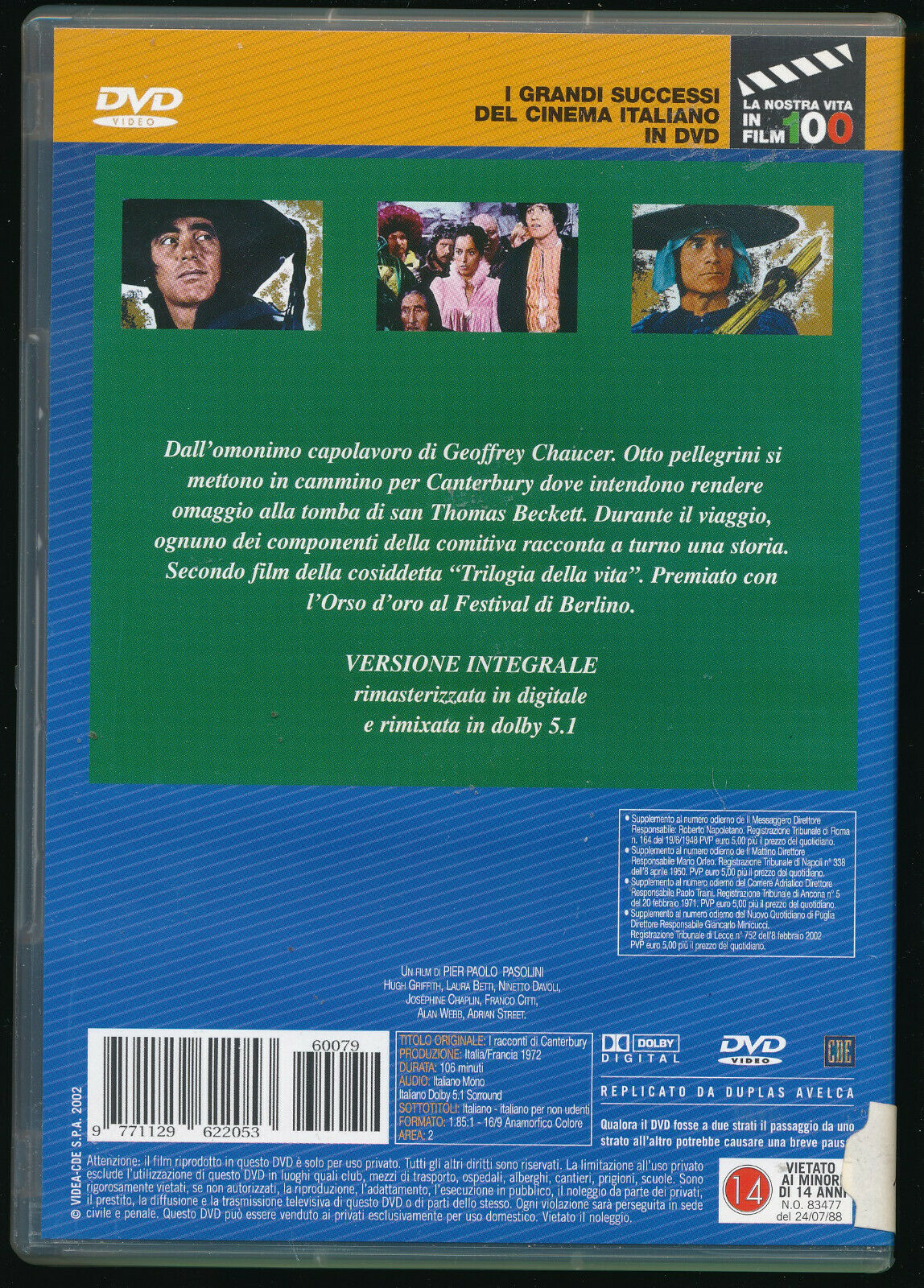 EBOND I Racconti Di Canterbury DVD Editoriale D558752