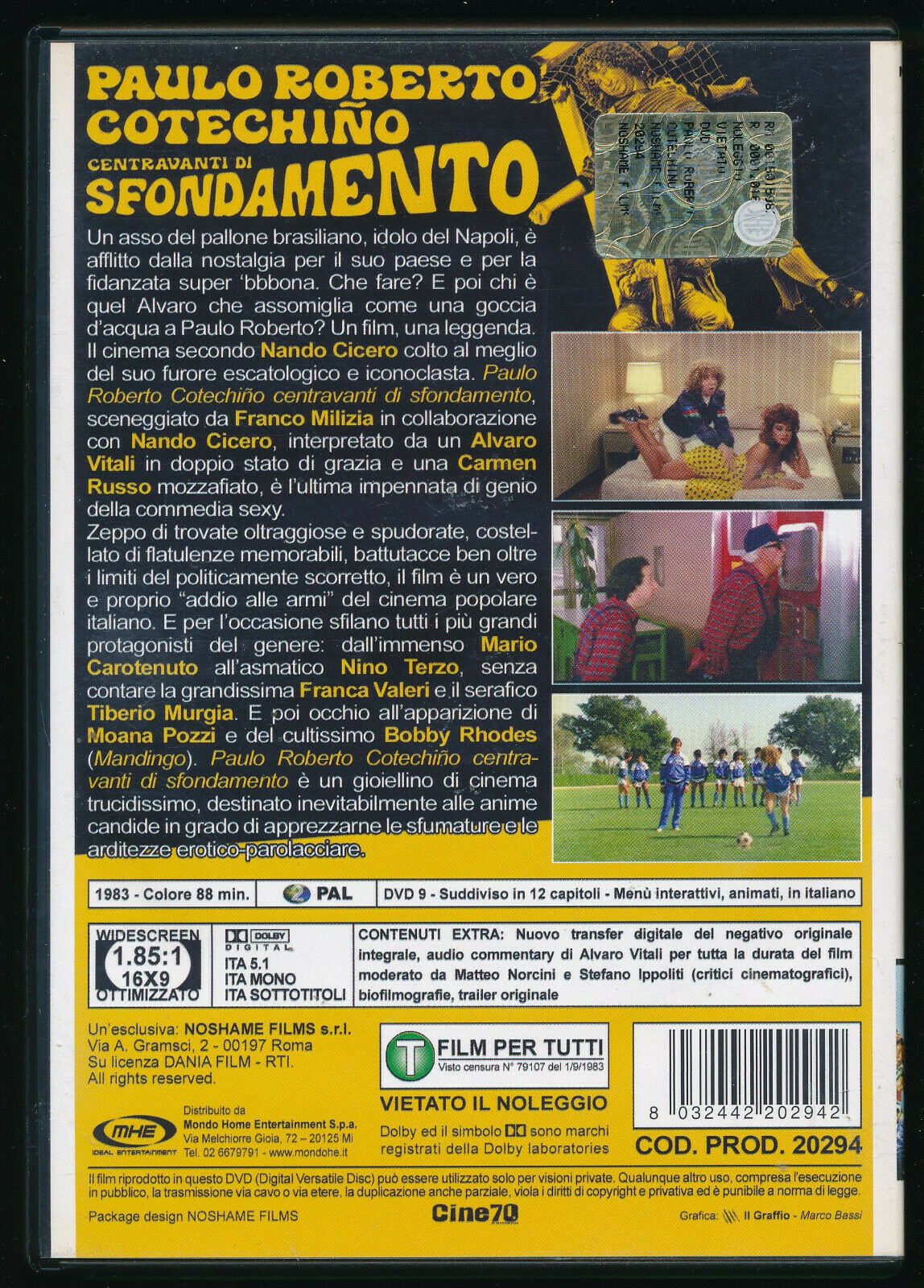 EBOND Paulo Roberto Cotechino Centravanti Di Sfondamento DVD D558905