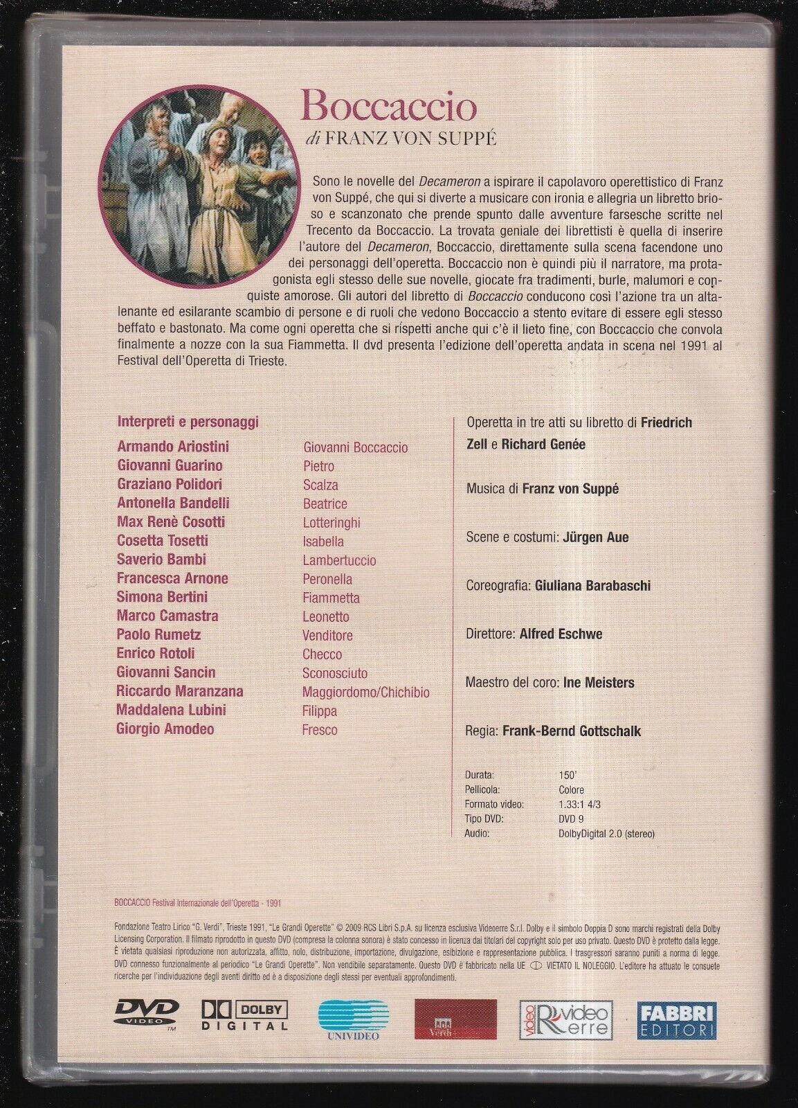 EBOND Boccaccio Di Franz Von Suppe Le Grandi Operette Fabbri Editore DVD D559055