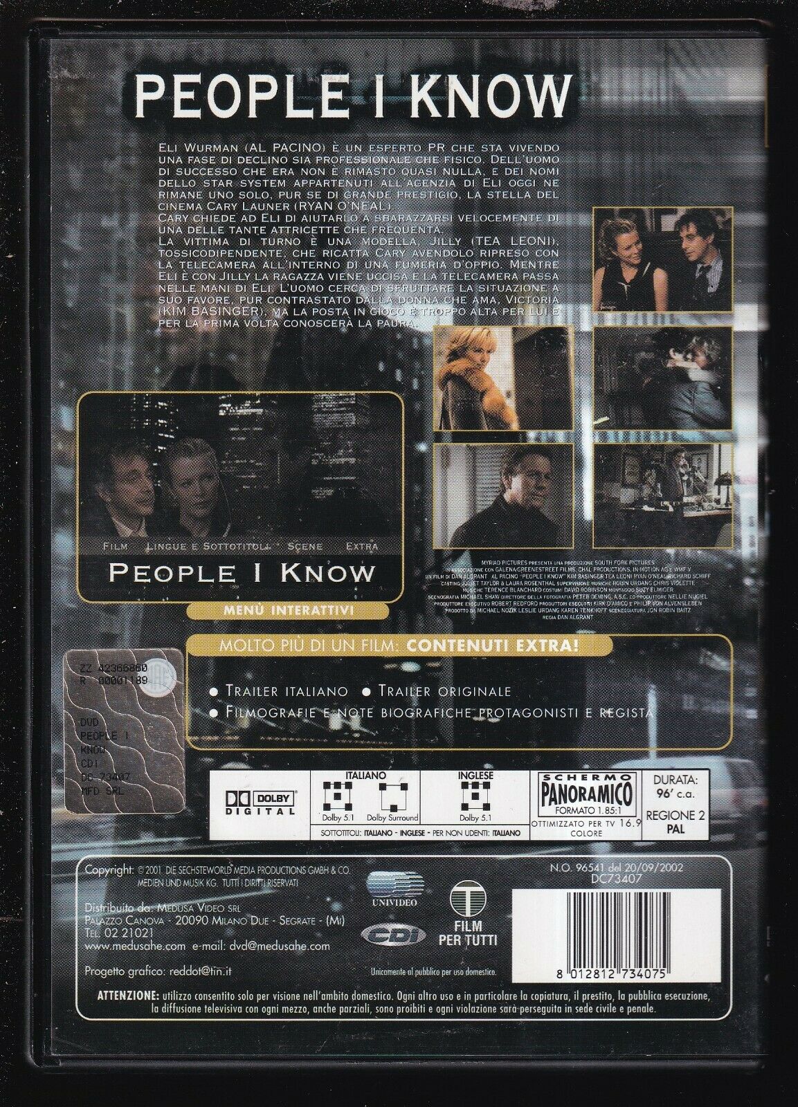 EBOND Ebon People I Know DVD Ex Noleggio D559155