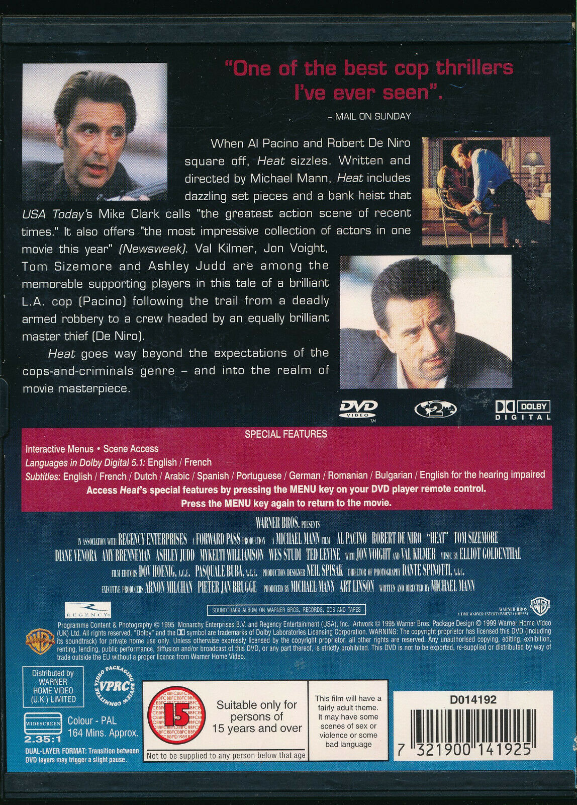 EBOND Heat DVD Uk Edition Snapper D559734