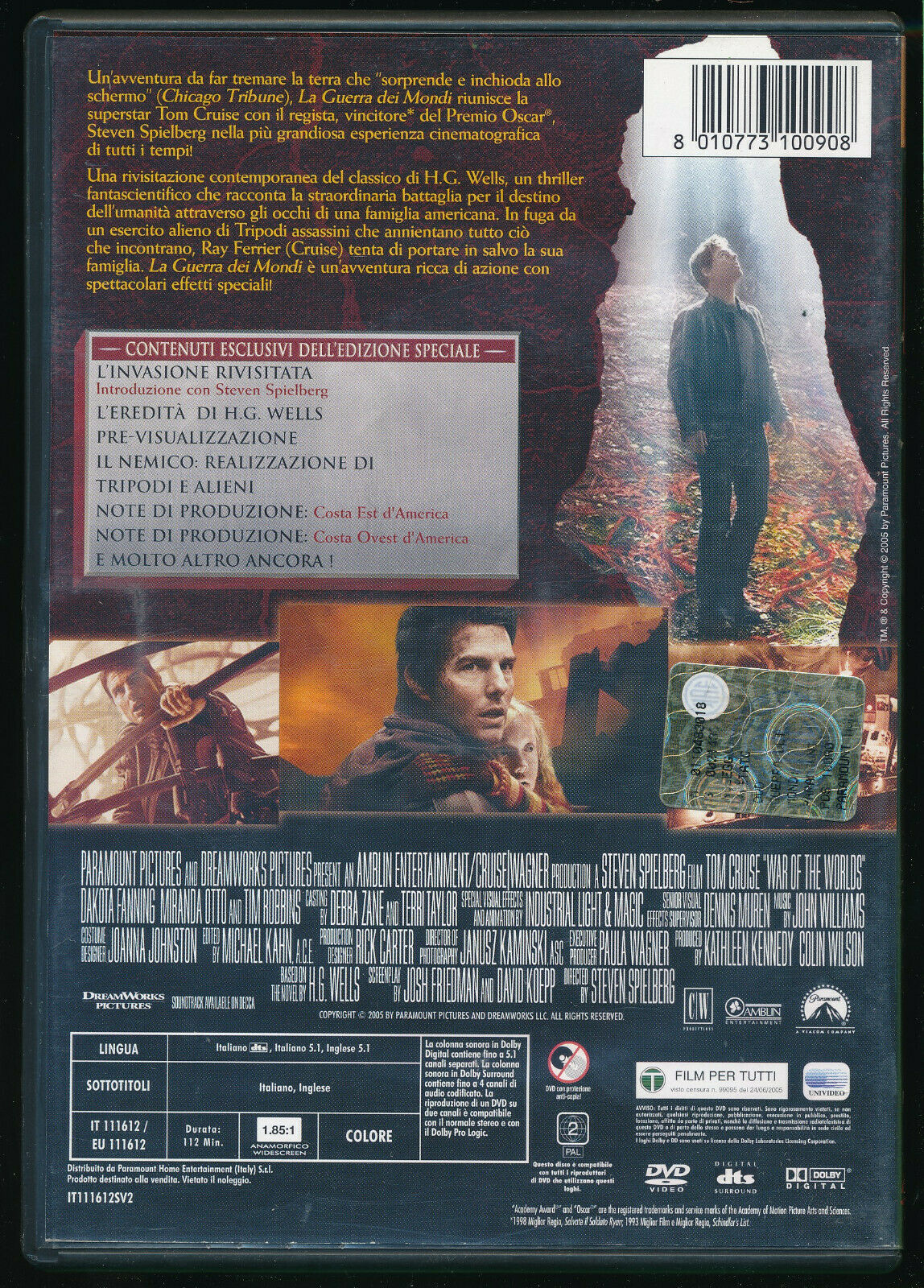 EBOND La Guerra Dei Mondi DVD EDizione Speciale A 2 Dischi D559817
