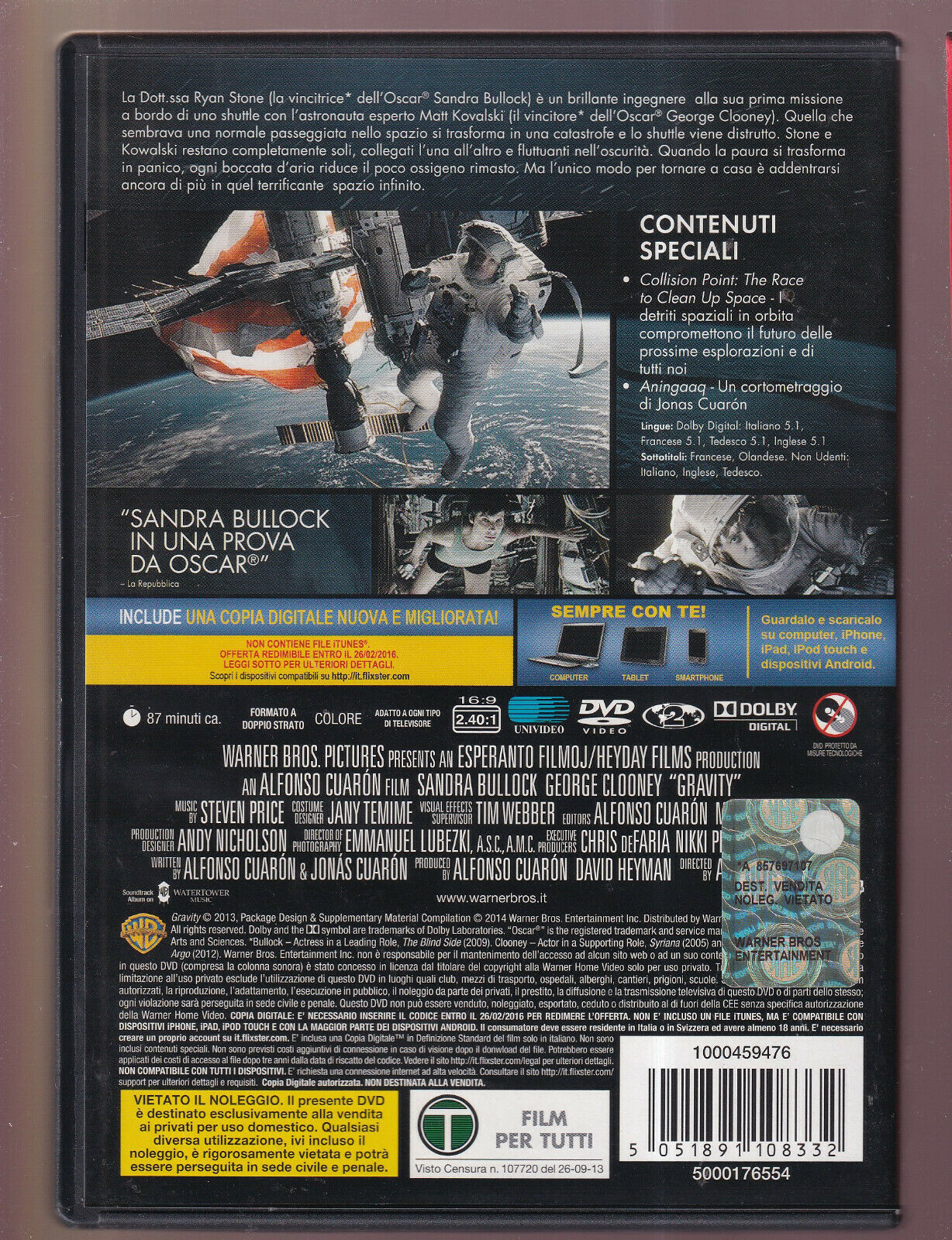 EBOND Gravity DVD D560219