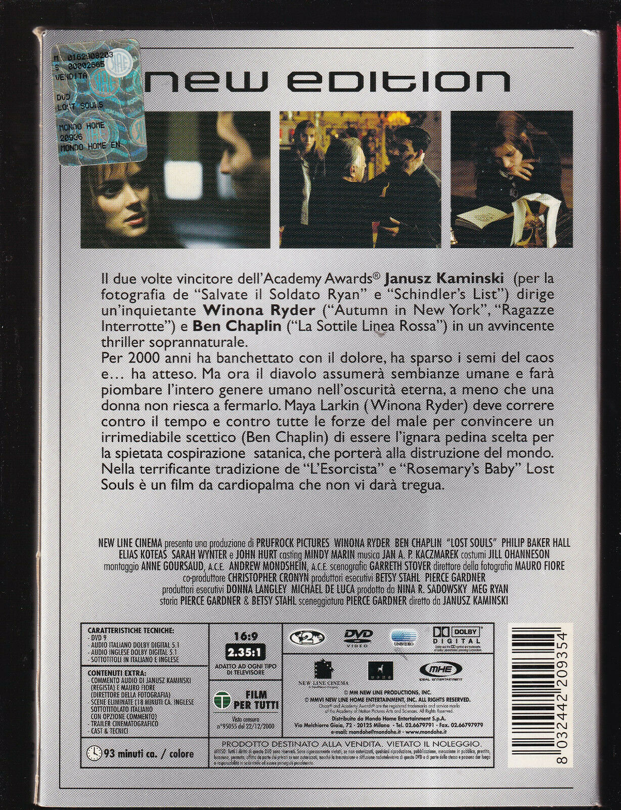 EBOND Lost Souls DVD D560902