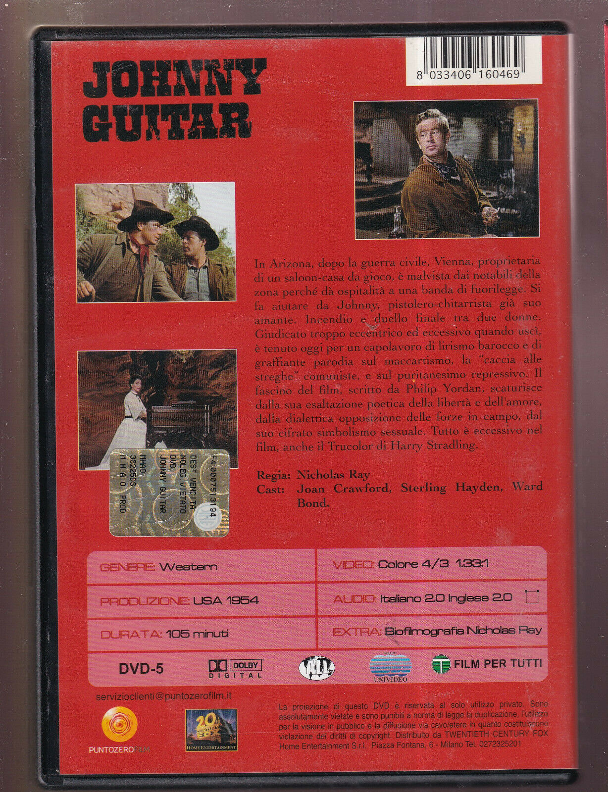 EBOND Johnny Guitar DVD D560930