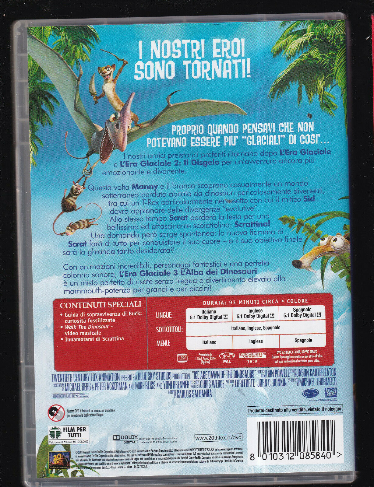 EBOND L'era Glaciale 3 DVD D560948