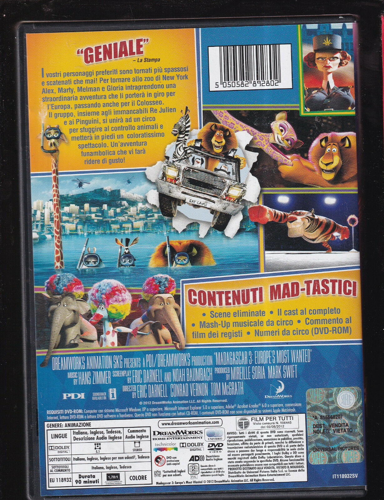 EBOND Madagascar 3 DVD D560950