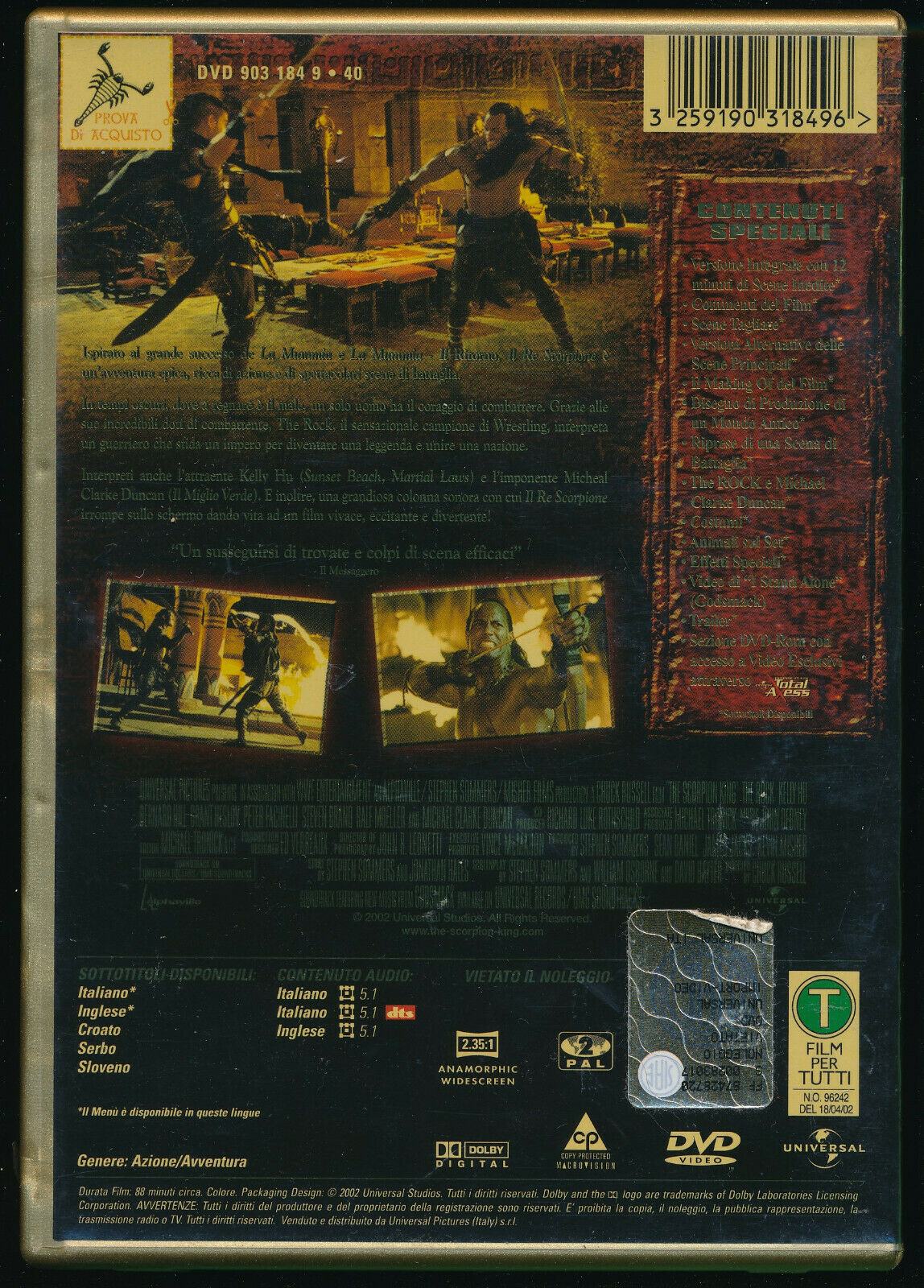 EBOND Il Re Scorpione DVD D561119
