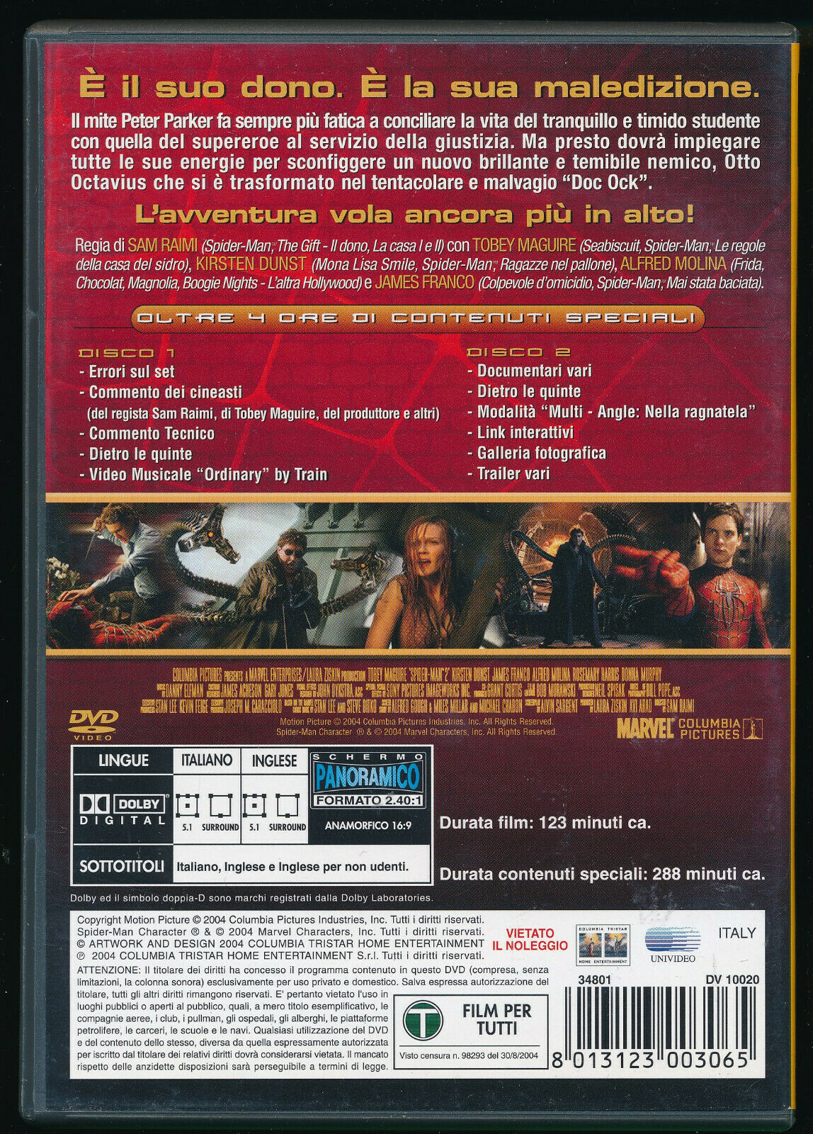 EBOND Spider-man 2 Edizione Con 2 Dischi DVD D561147