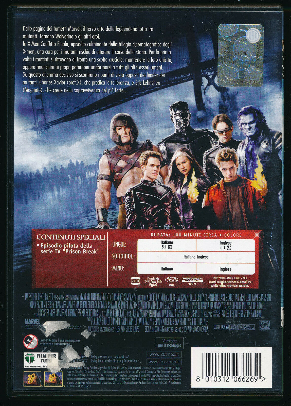 EBOND X-men - Conflitto Finale DVD Ex Noleggio D561217