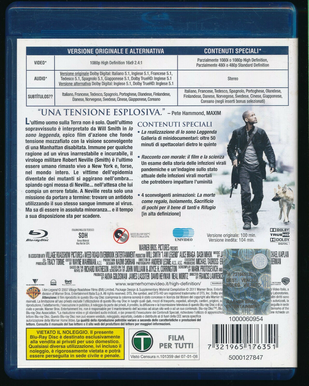 EBOND Io Sono Leggenda BLURAY D561264