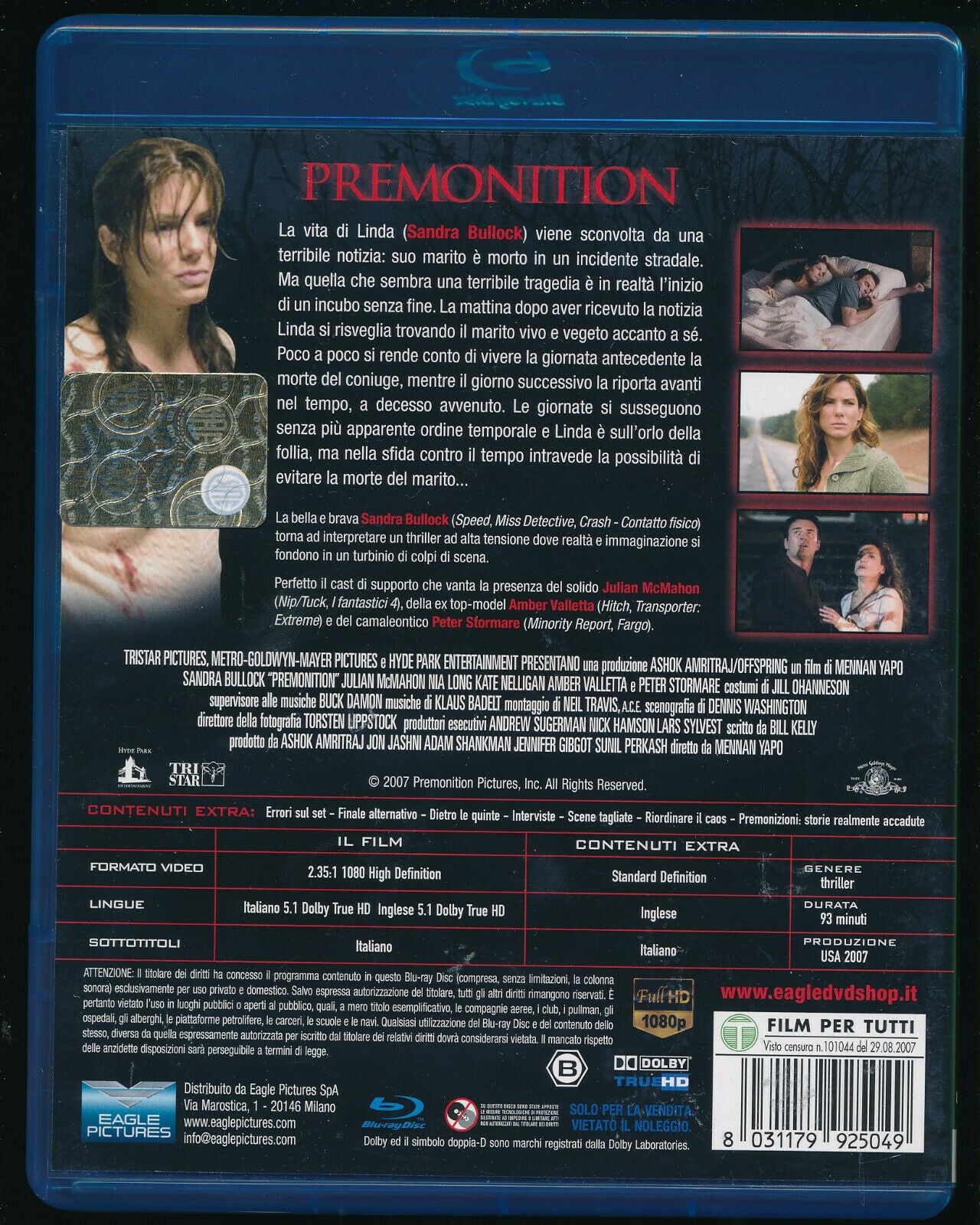 EBOND Premonition BLURAY D561451