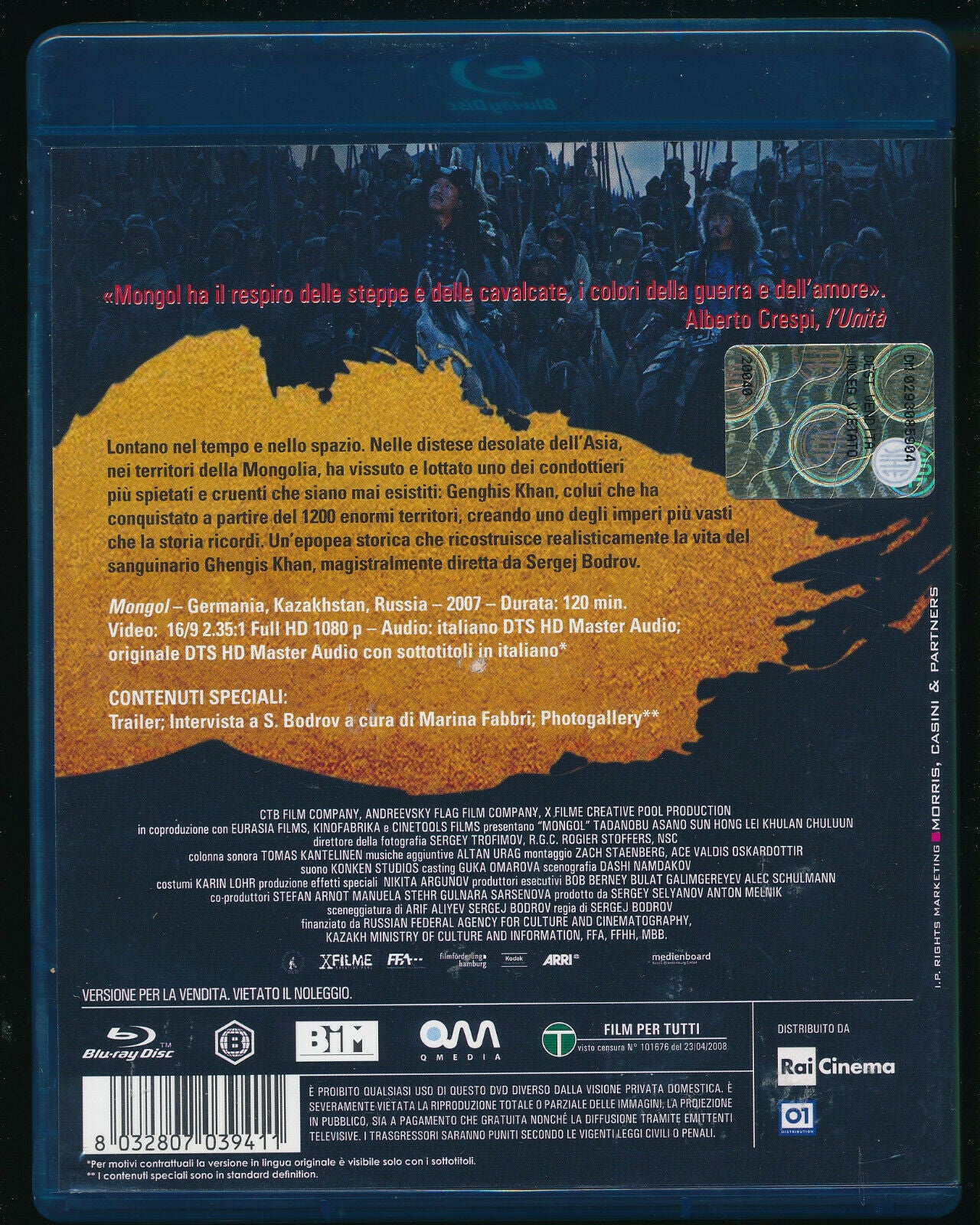 EBOND Mongol - La Vera Storia Di Genghis Khan BLURAY D561457