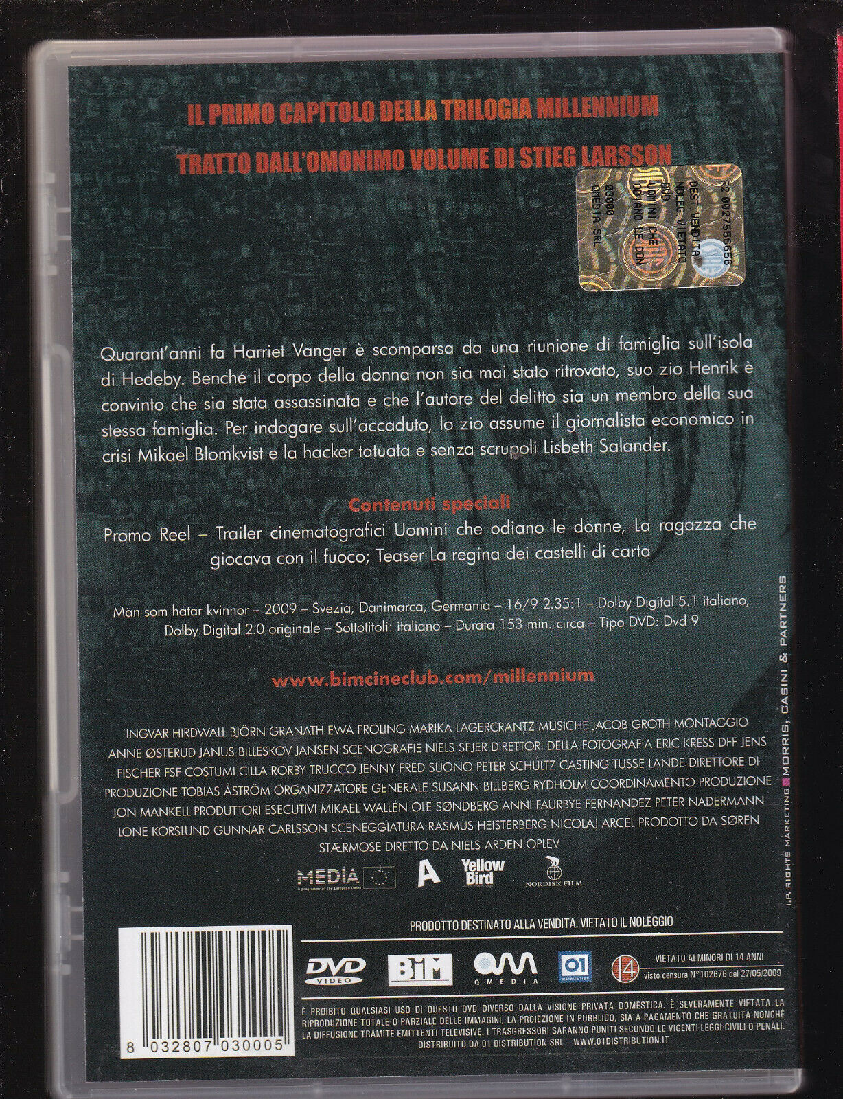 EBOND Uomini Che Odiano Le Donne DVD D561502