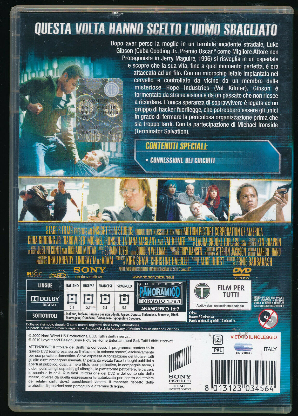 EBOND Hardwired - Nemico Invisibile DVD D561522