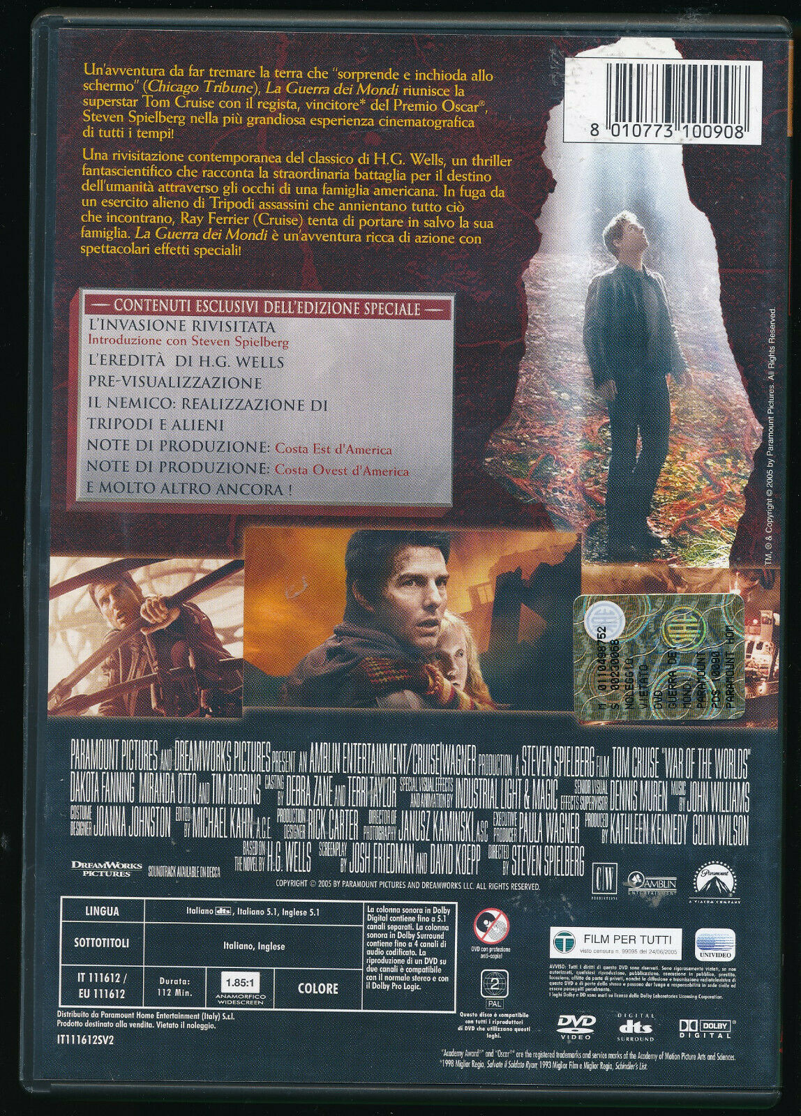 EBOND La Guerra Dei Mondi DVD EDizione Speciale D561524
