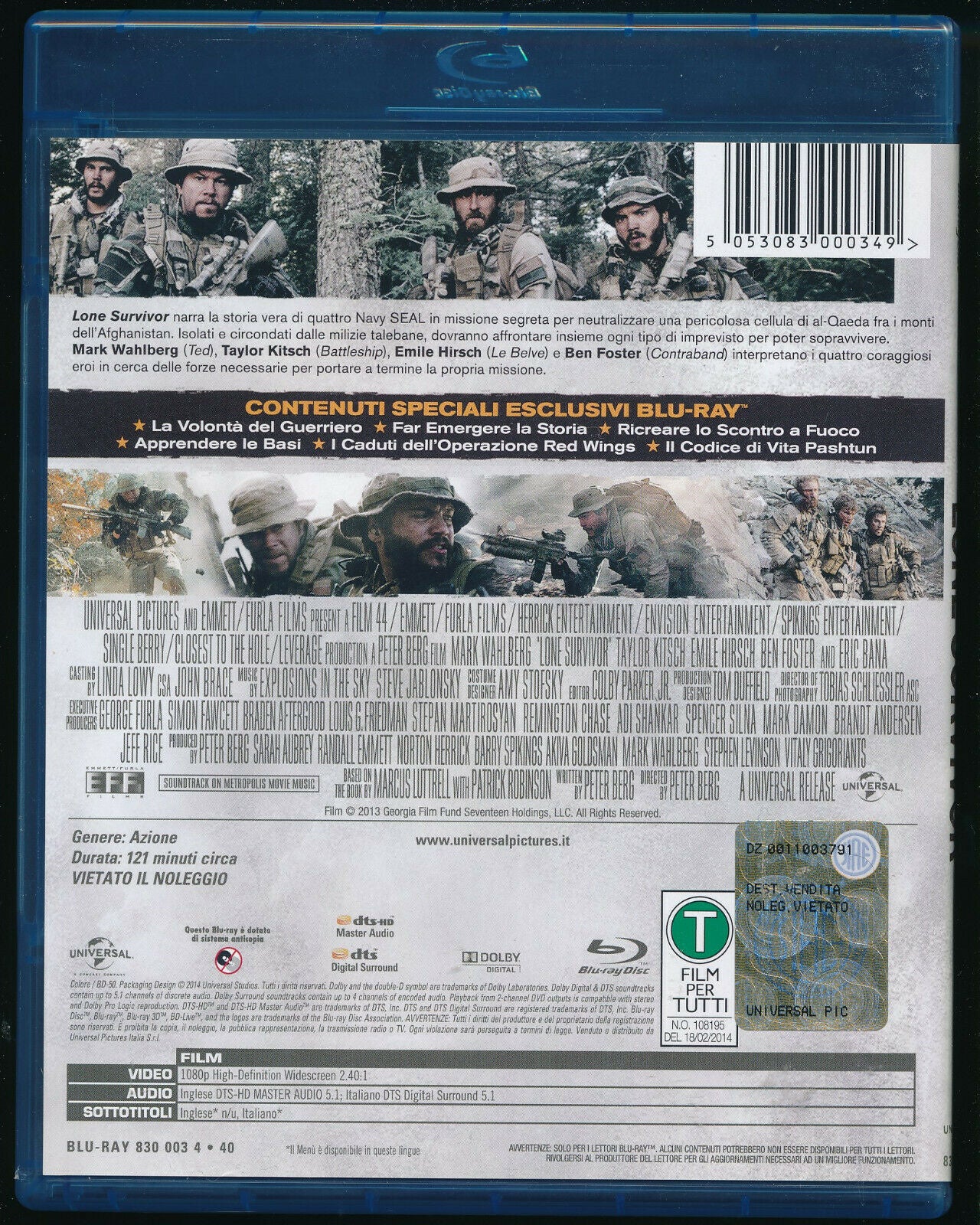 EBOND Lone Survivor BLURAY D561704