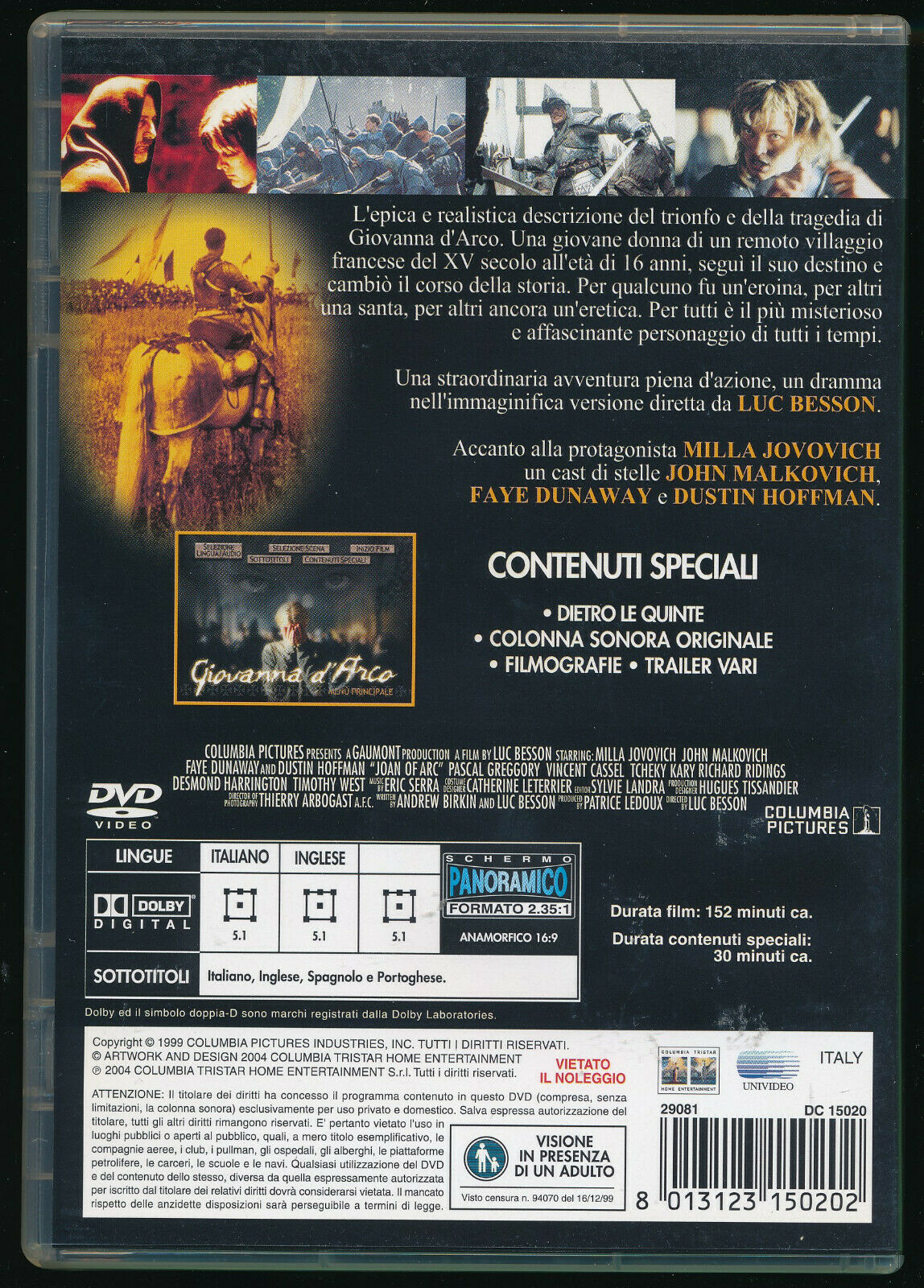 EBOND Giovanna D'arco DVD D561815