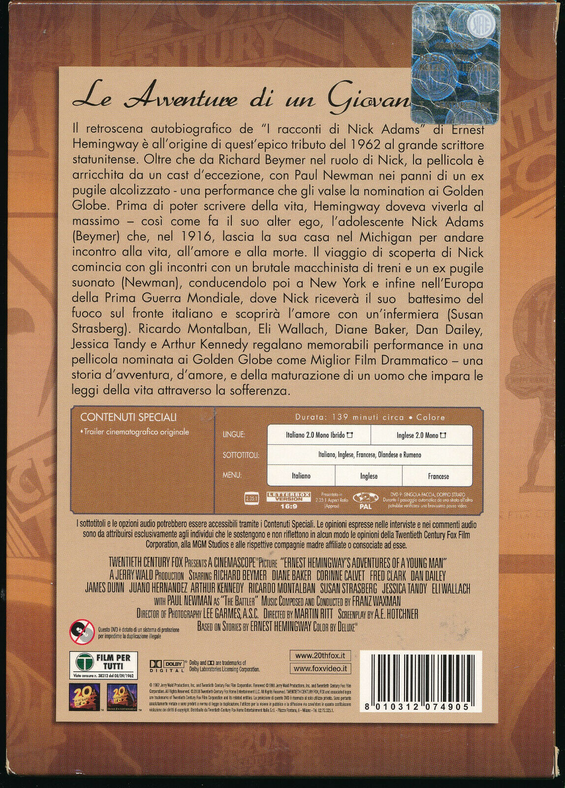 EBOND Le Avventure Di Un Giovane DVD D562306