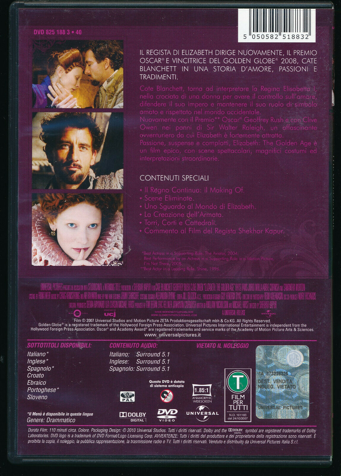 EBOND Elizabeth - The Golden Age DVD D562313