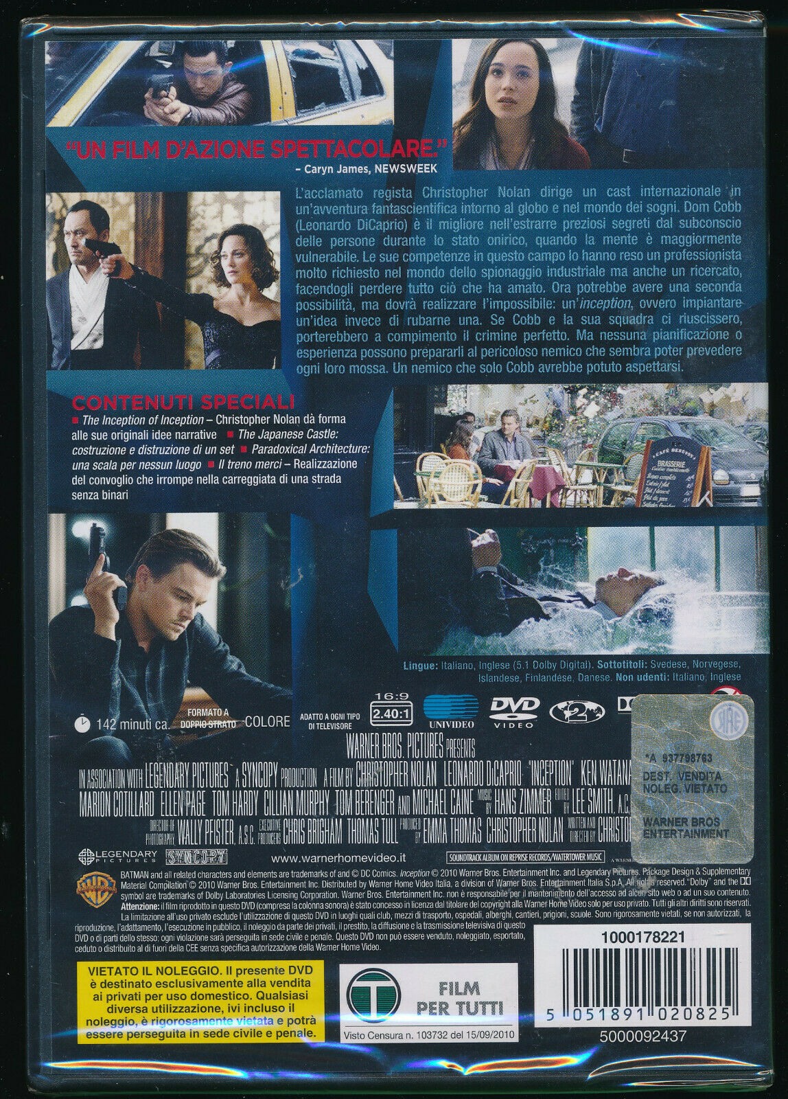 EBOND Inception DVD D562347