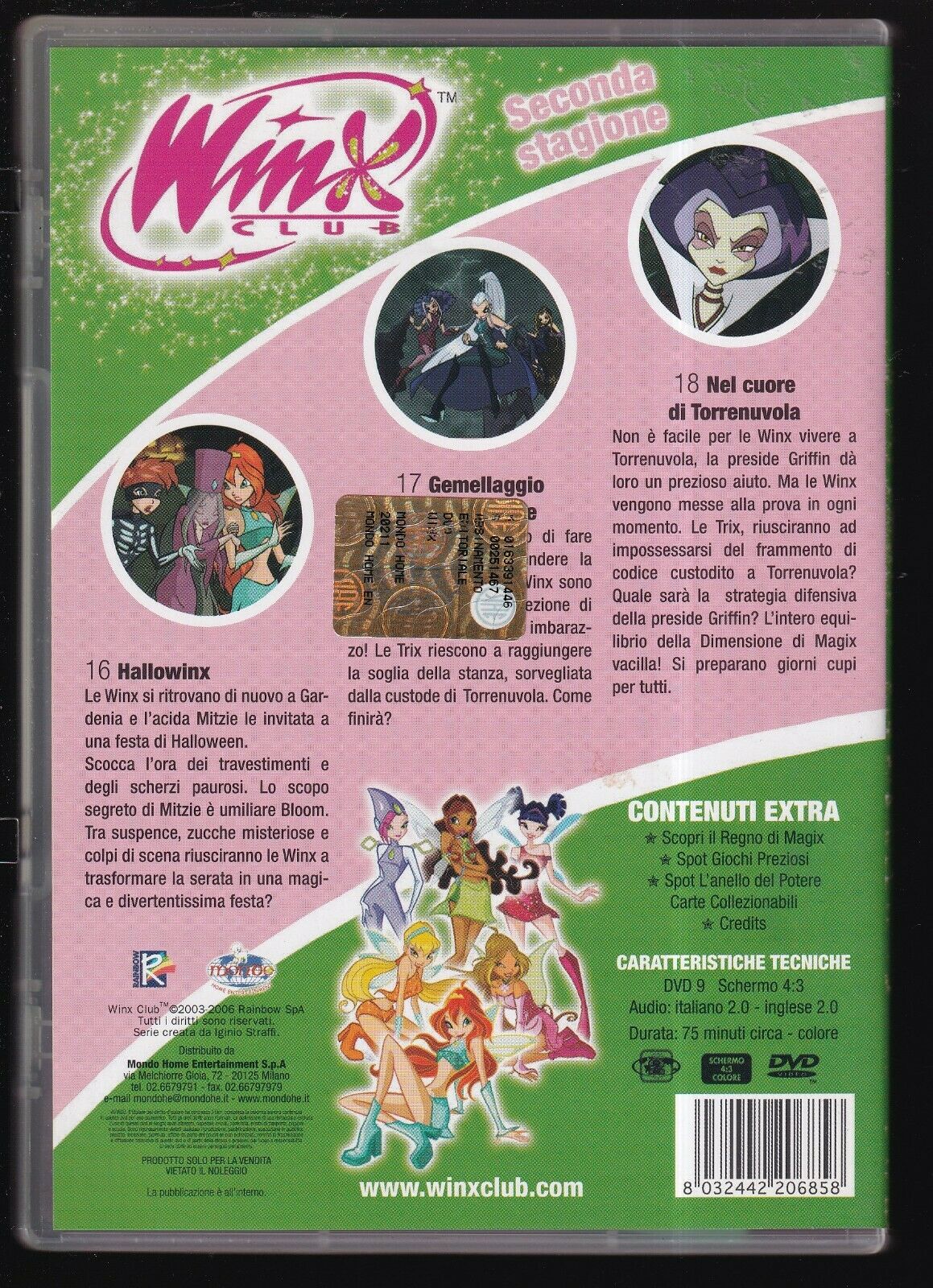 EBOND Winx Club Hallowinx Stagione 2 Ep.16-17-17 DVD D562719