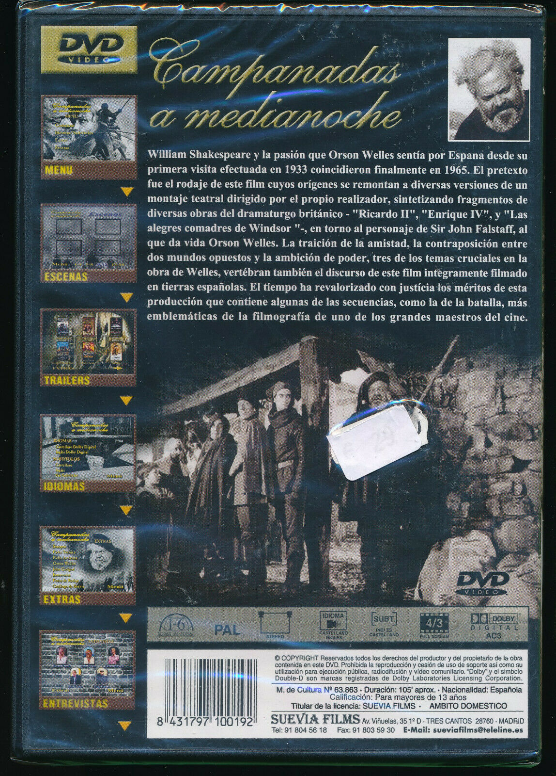 EBOND Campanadas a Medianoche DVD D563212