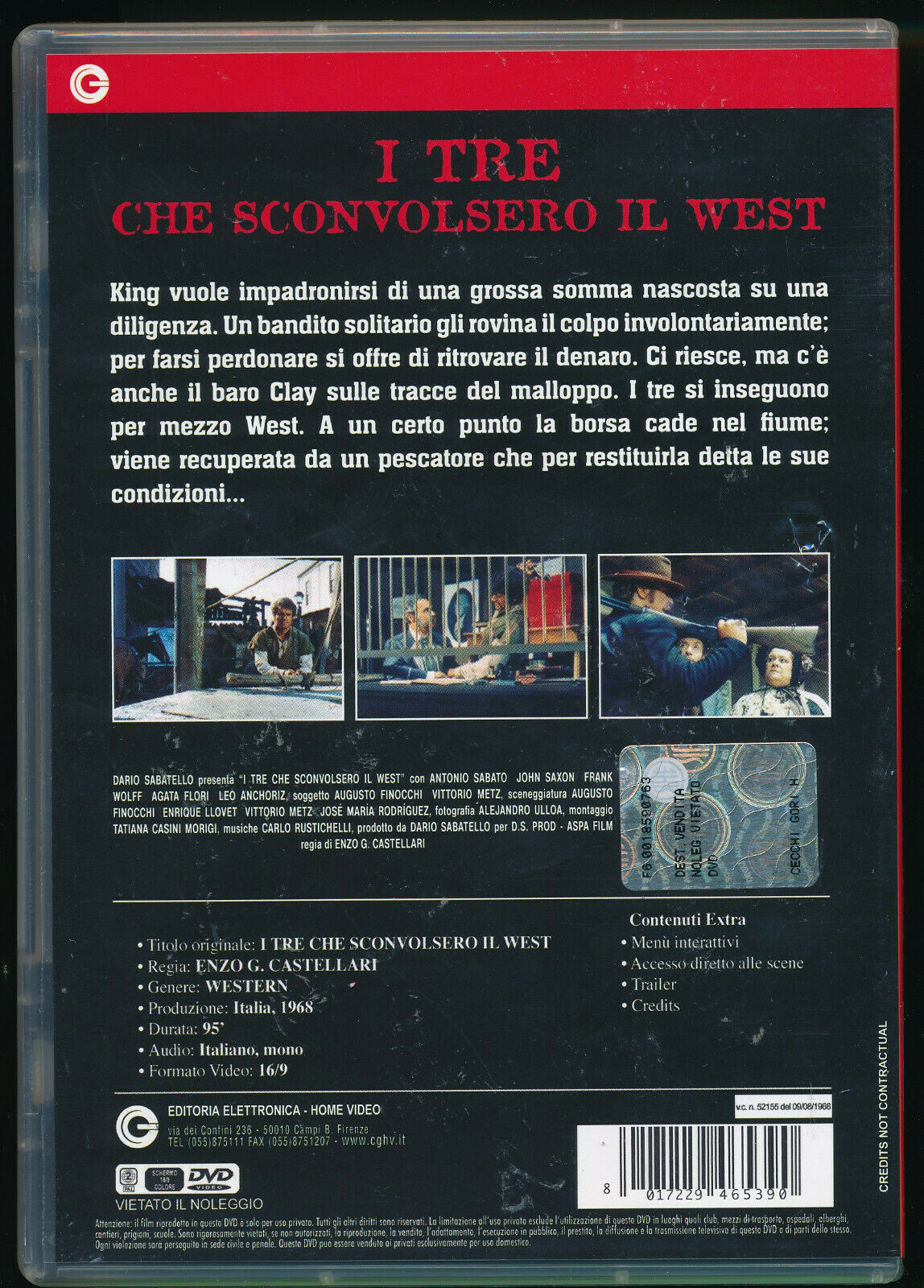 EBOND I Tre Che Sconvolsero Il West DVD D563610