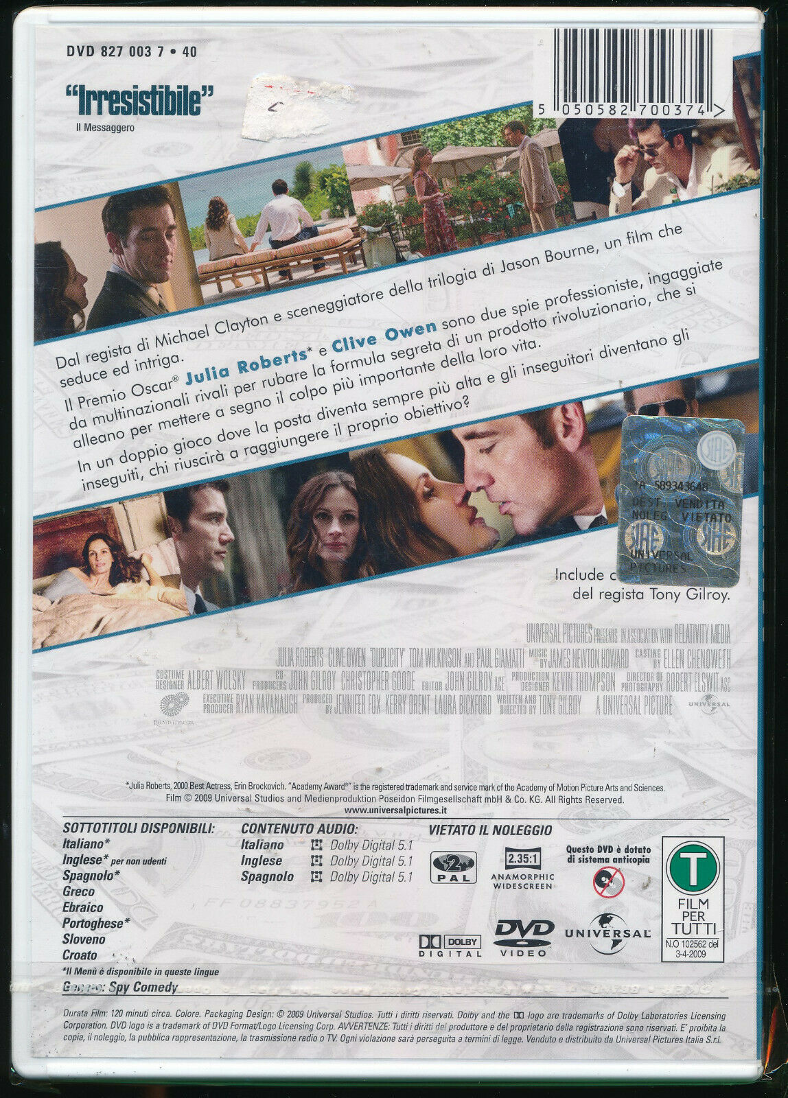 EBOND Duplicity DVD D563620