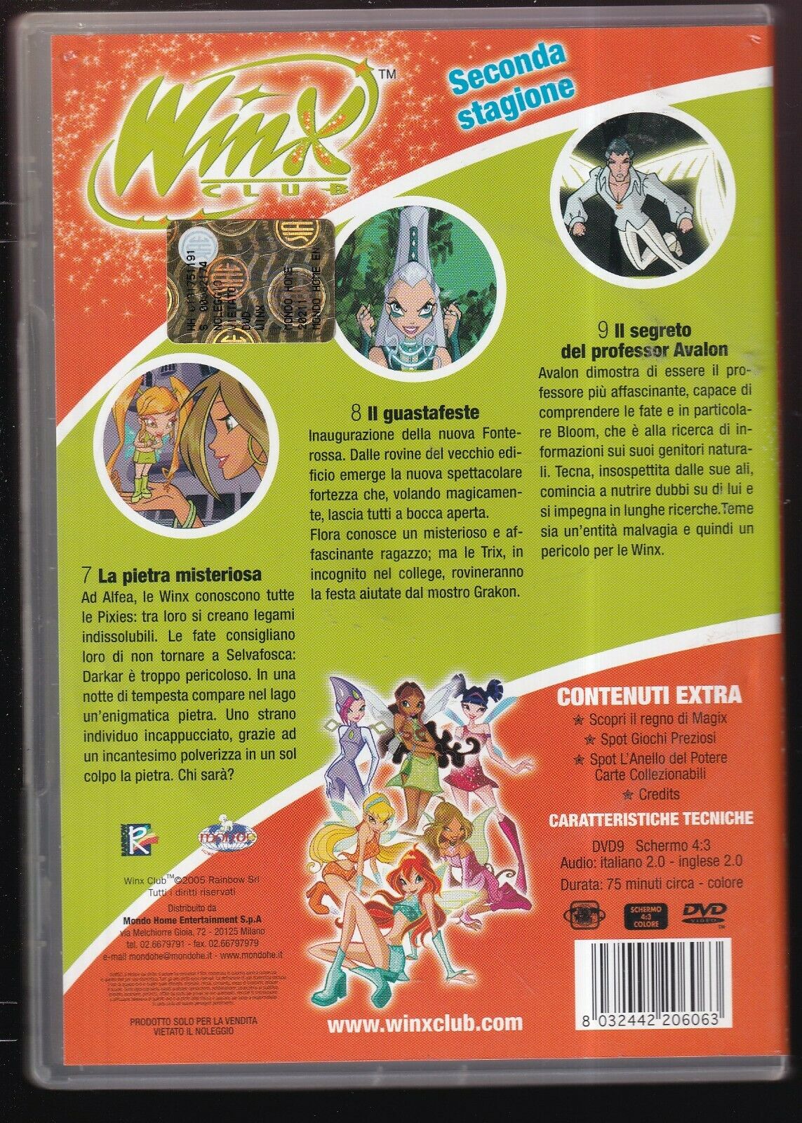 EBOND Winx Club Stagione 02 Ep.7-8-9 DVD D563713