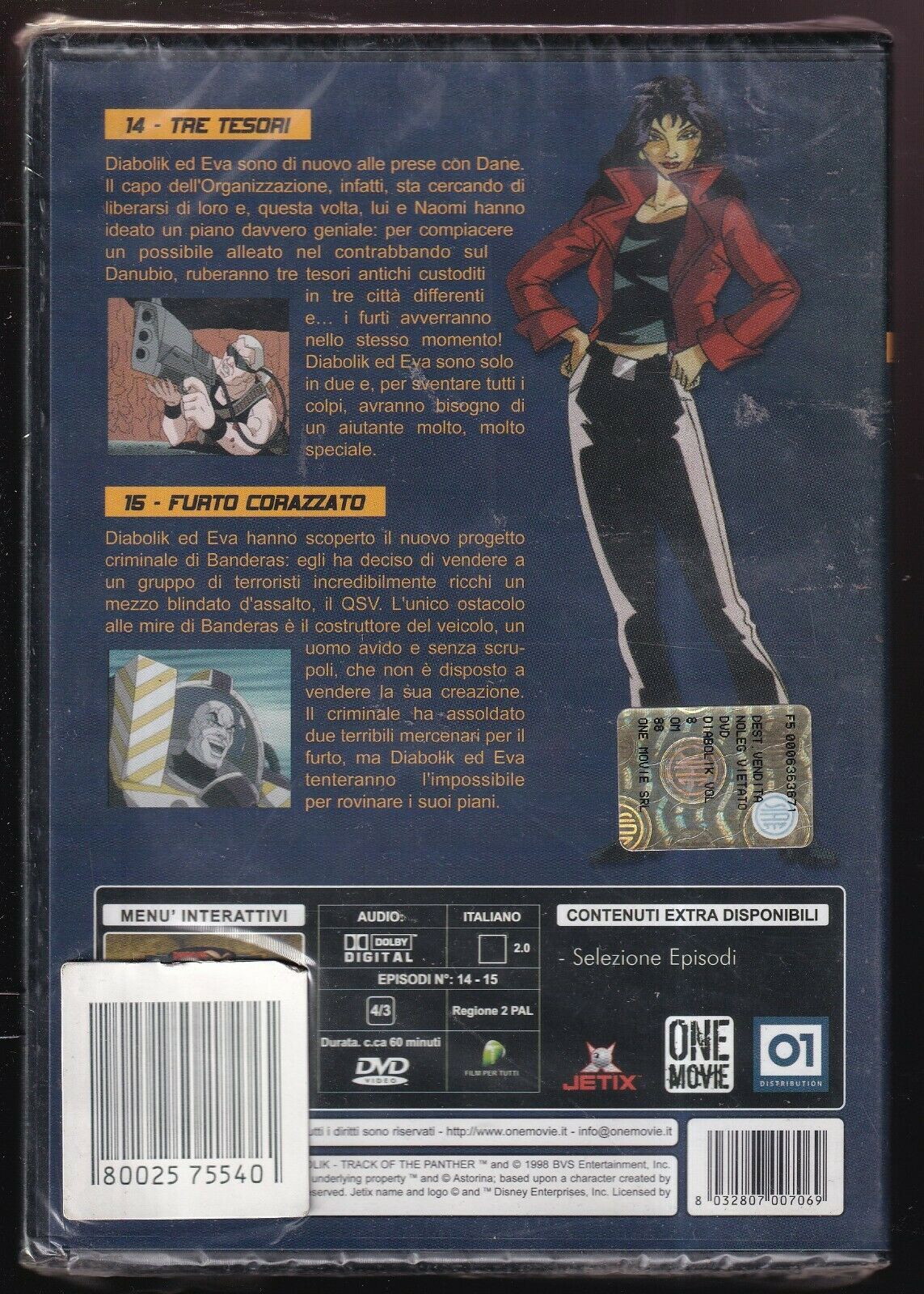 EBOND Diabolik: Track Of The Panther Vol.8 Tre Tesori-furto Corazza. DVD D563734