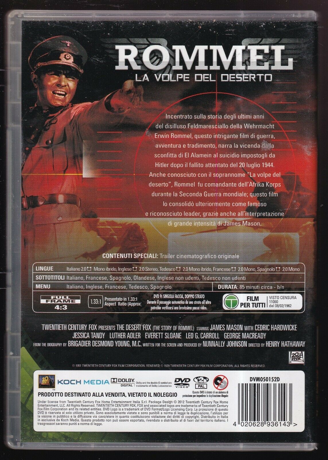 EBOND Rommel La Volpe Del Deserto DVD D563920