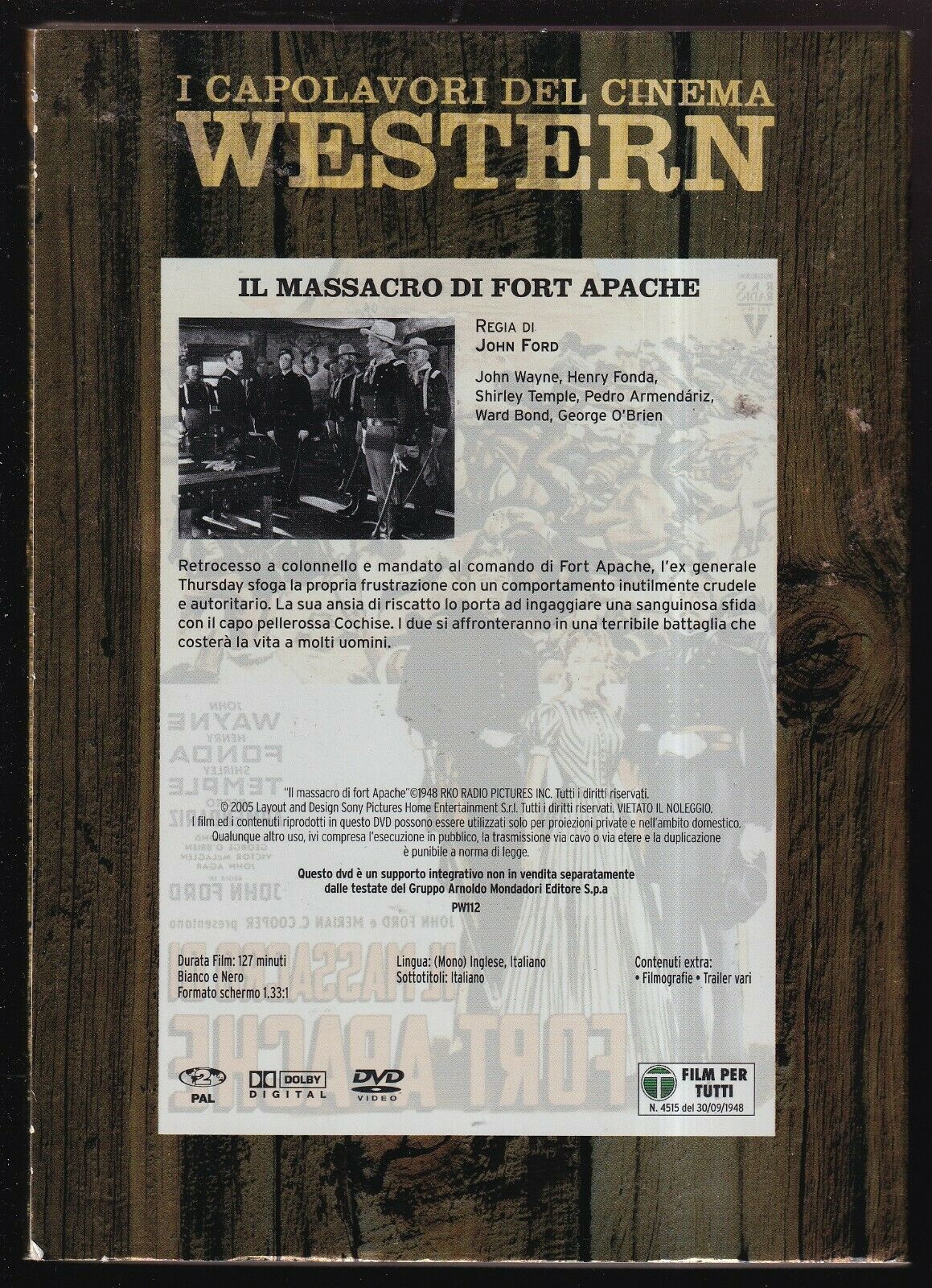 EBOND Il Massacro Di Fort Apache DVD D564049