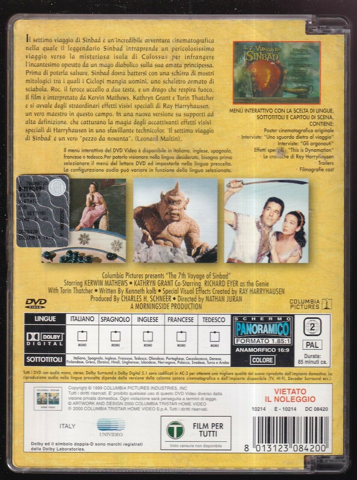 EBOND Il Settimo Viaggio Di Simbad Sjb DVD D564148