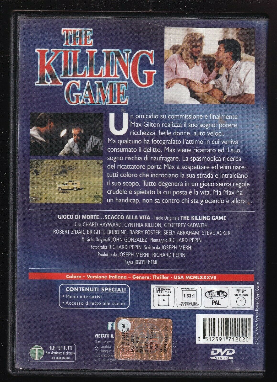 EBOND The Killing Game DVD D564224