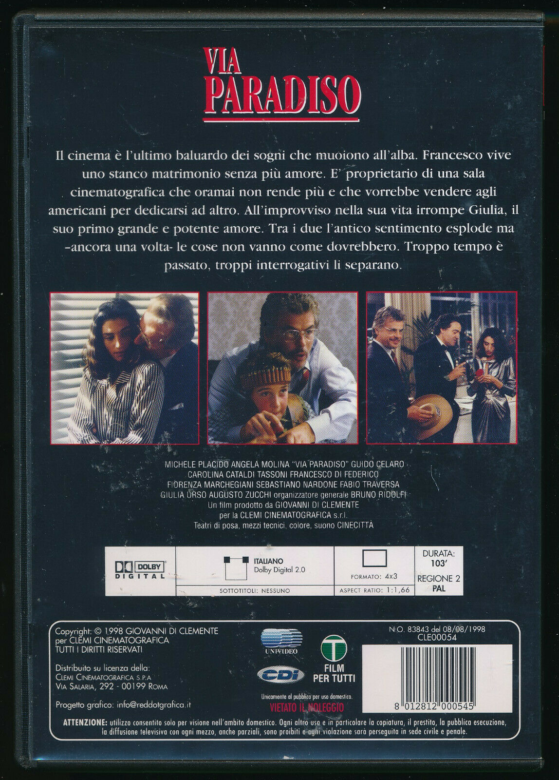EBOND Via Paradiso DVD D564308