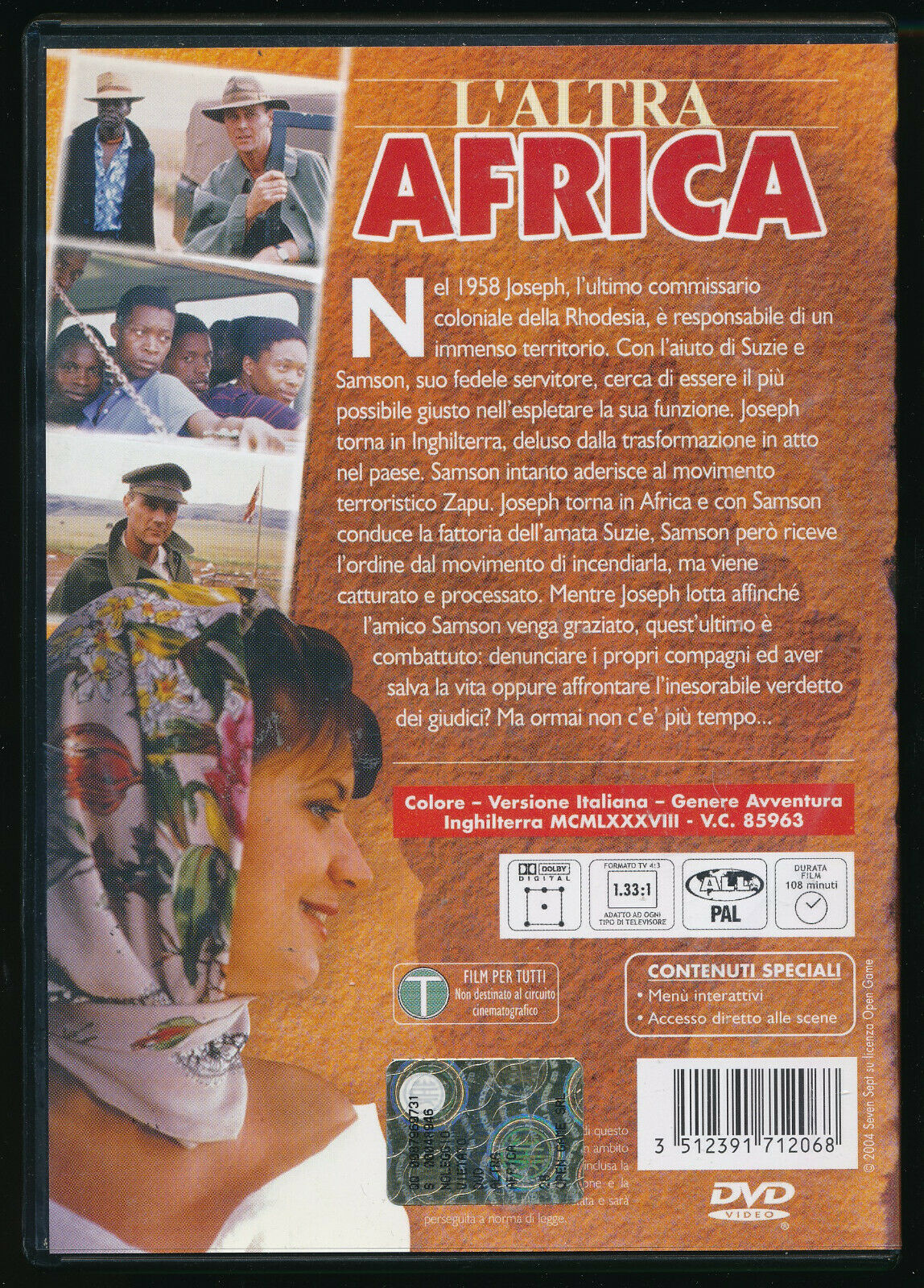 EBOND L' Altra Africa DVD D564311