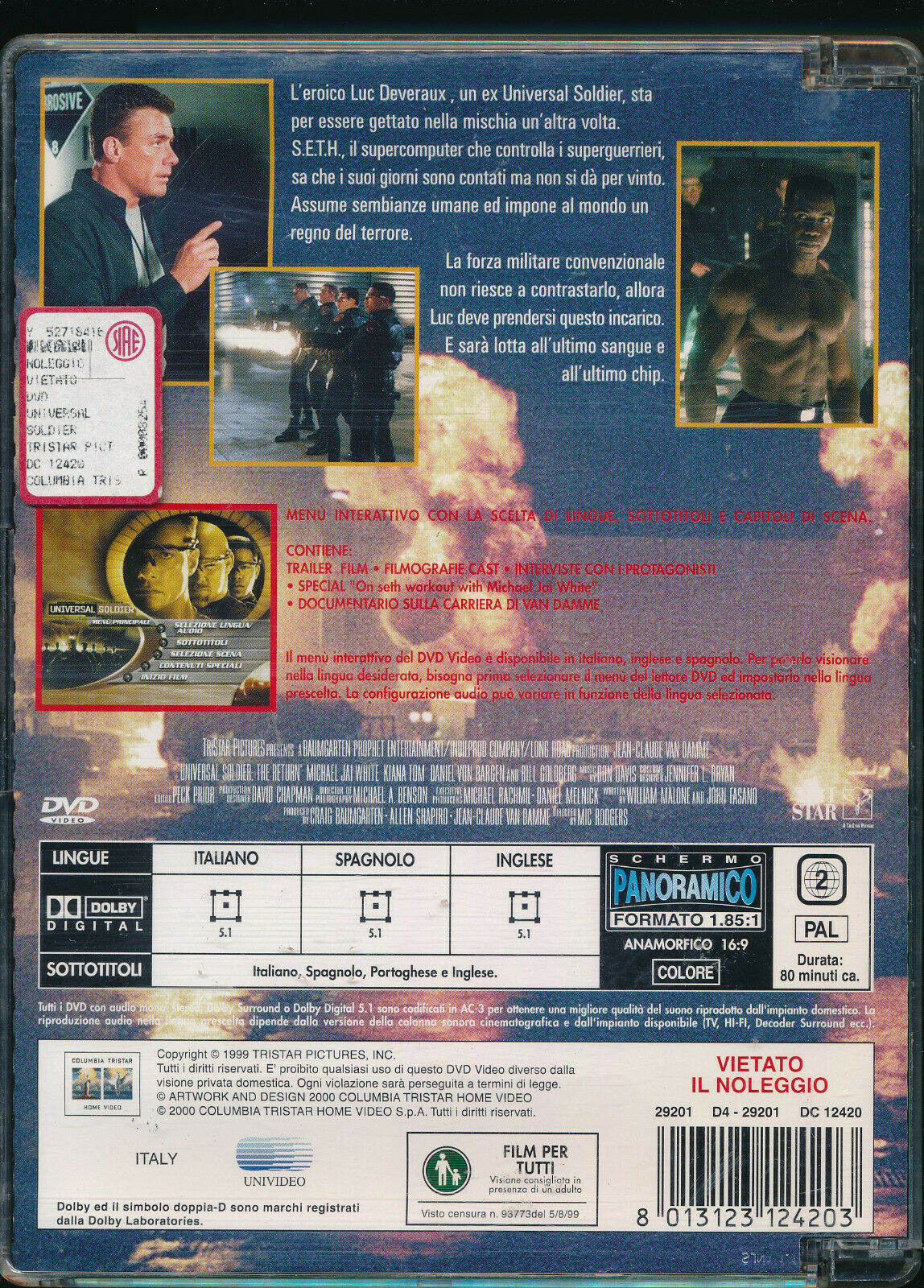 EBOND Universal Soldier - The Return DVD Jewel Box D564427