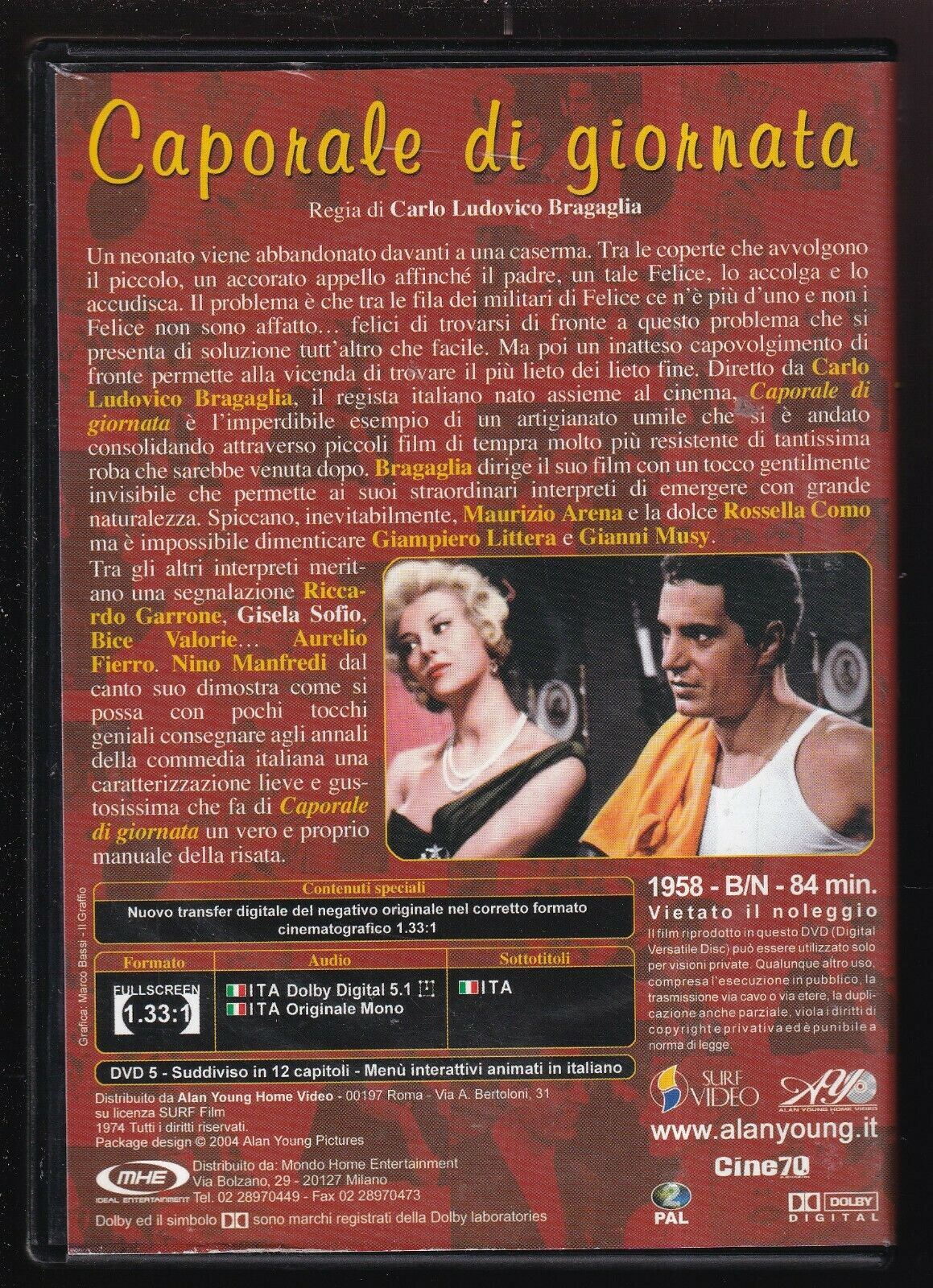 EBOND Caporale Di Giornata By Nino Manfredi DVD D564760
