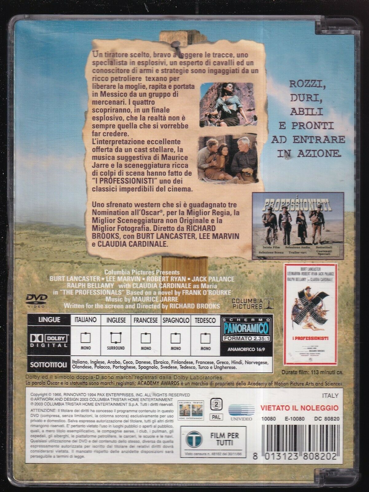 EBOND I Professionisti Sjb DVD D564843