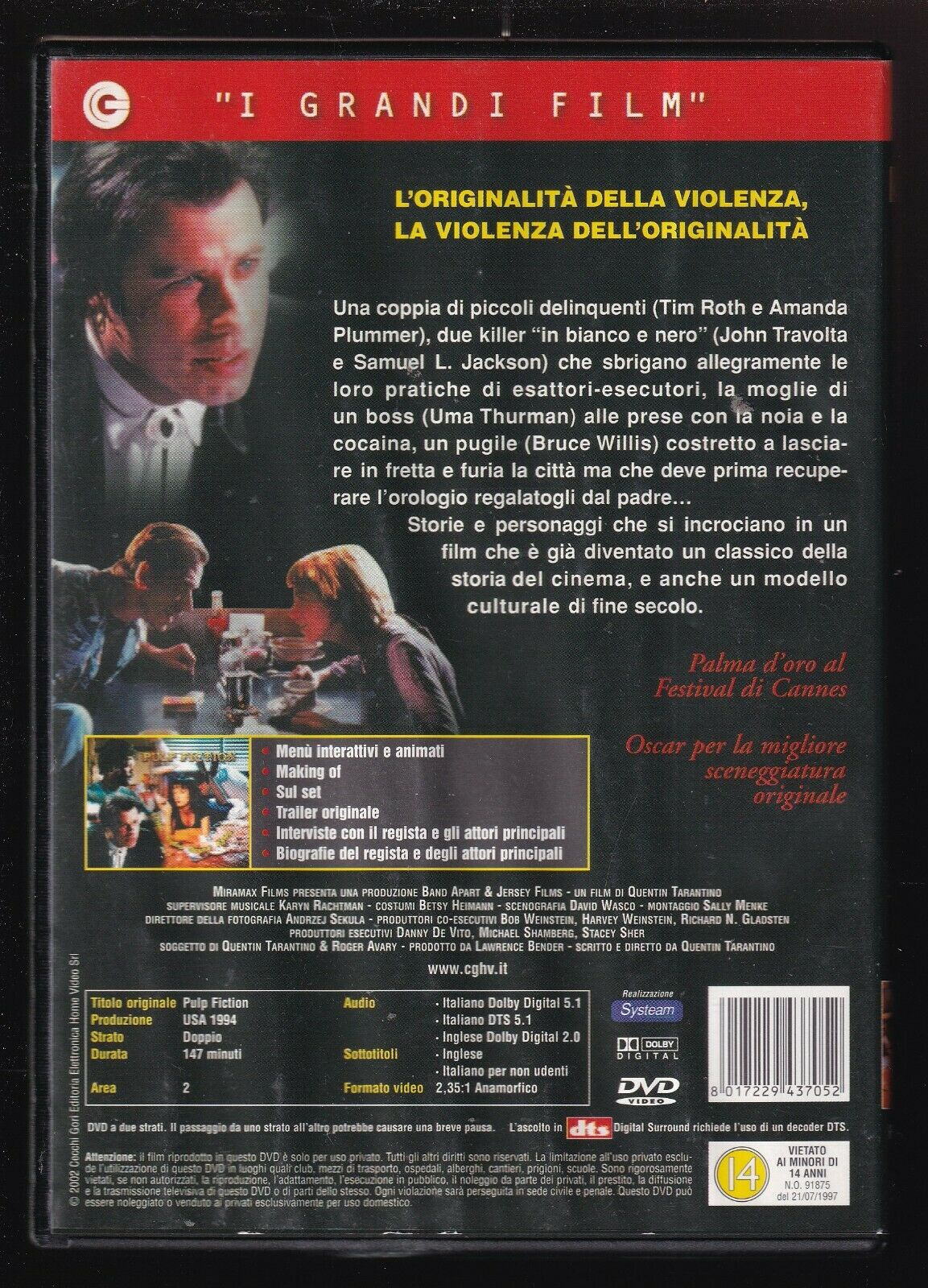 EBOND Pulp Fiction DVD D564916