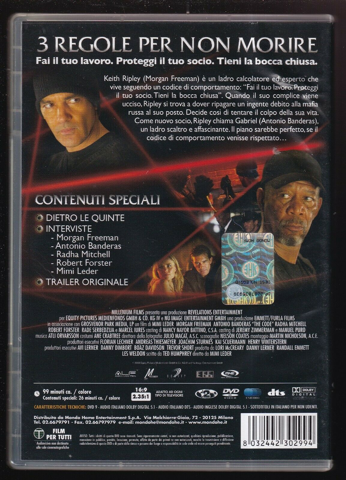 EBOND The Code DVD Ex Noleggio D564937
