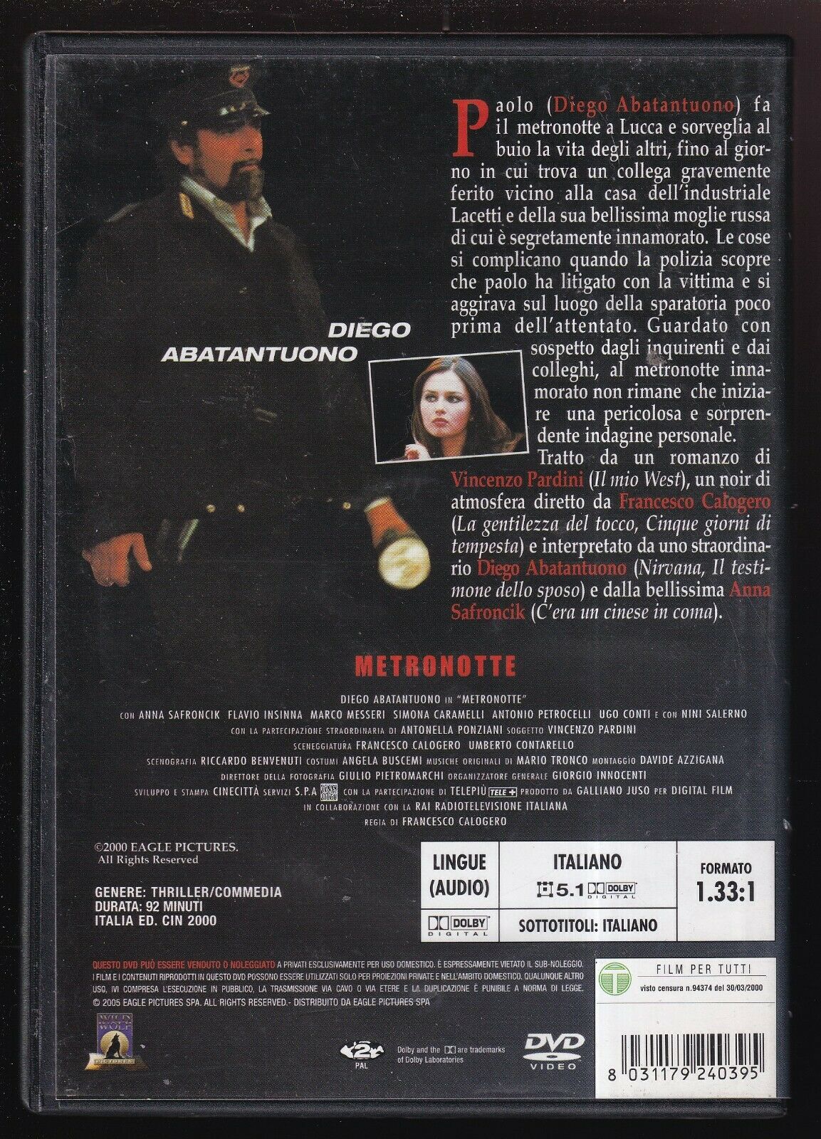 EBOND Metronotte - Wild Wolf Collection Slimcase DVD D564941