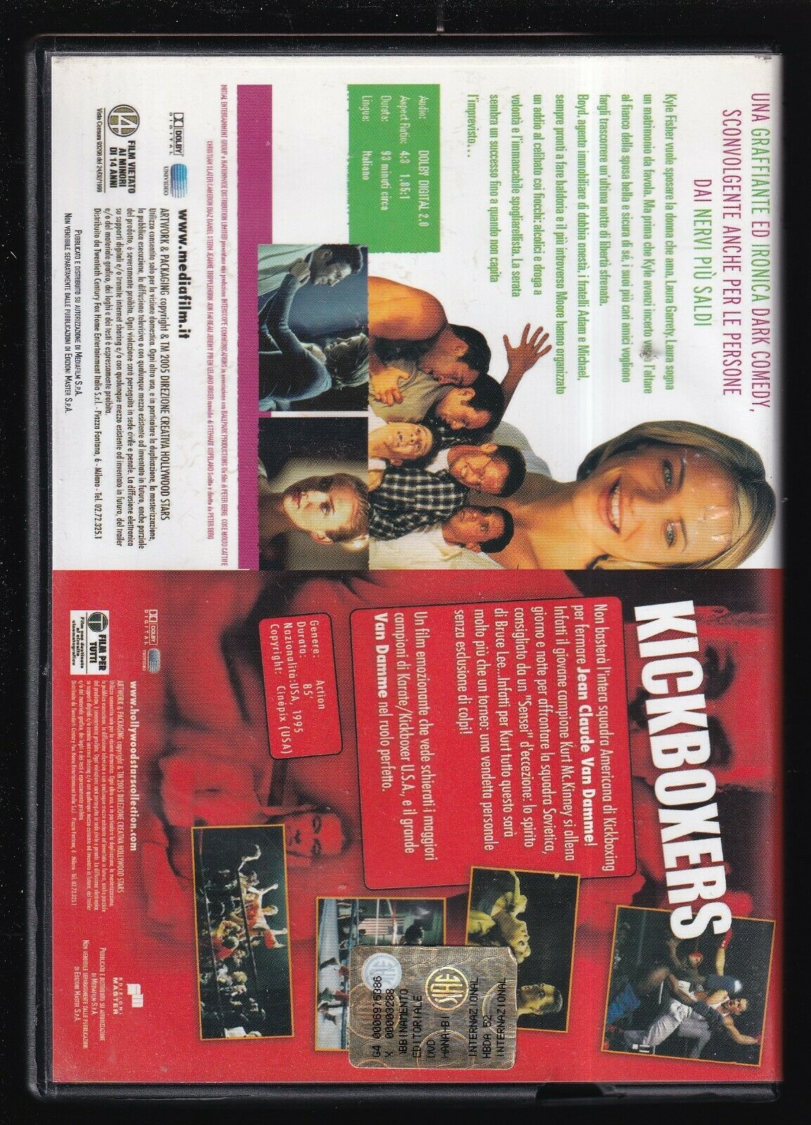 EBOND 2 Film Kickboxers, Cose Molto Cattive DVD Editoriale D565037