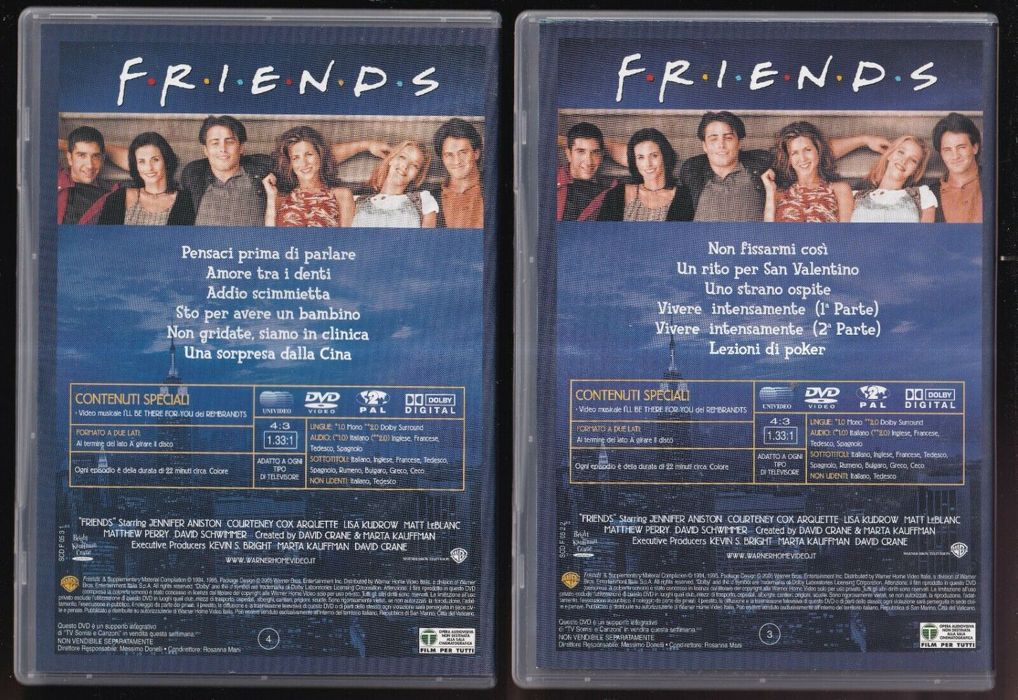 EBOND Friends Stagione 12 Epis. 1-24 Slimcase DVD Editoriale D565220