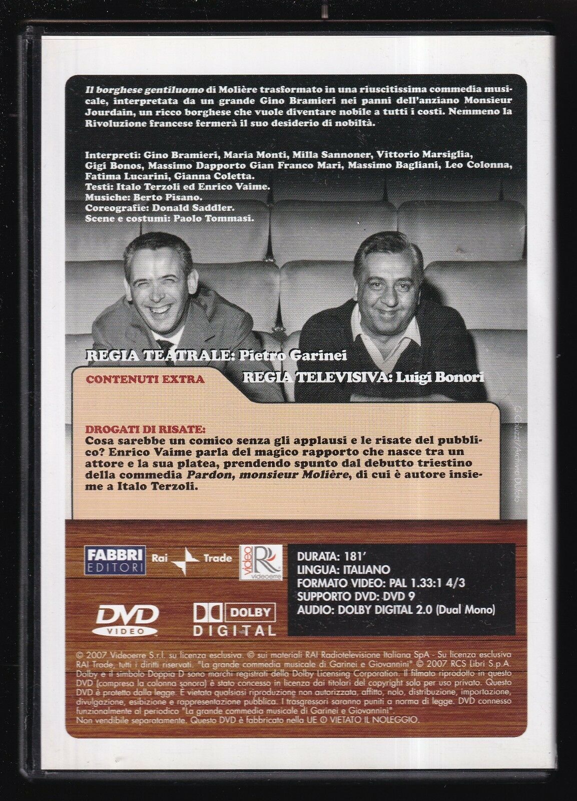 EBOND Pardon Monsieur Moliere La Grande Commedia Musicale DVD EDitorial D565322