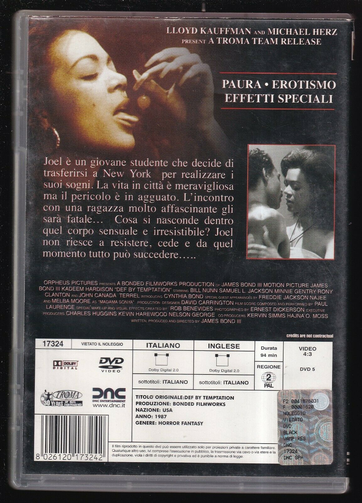 EBOND Black Vampires DVD D565435