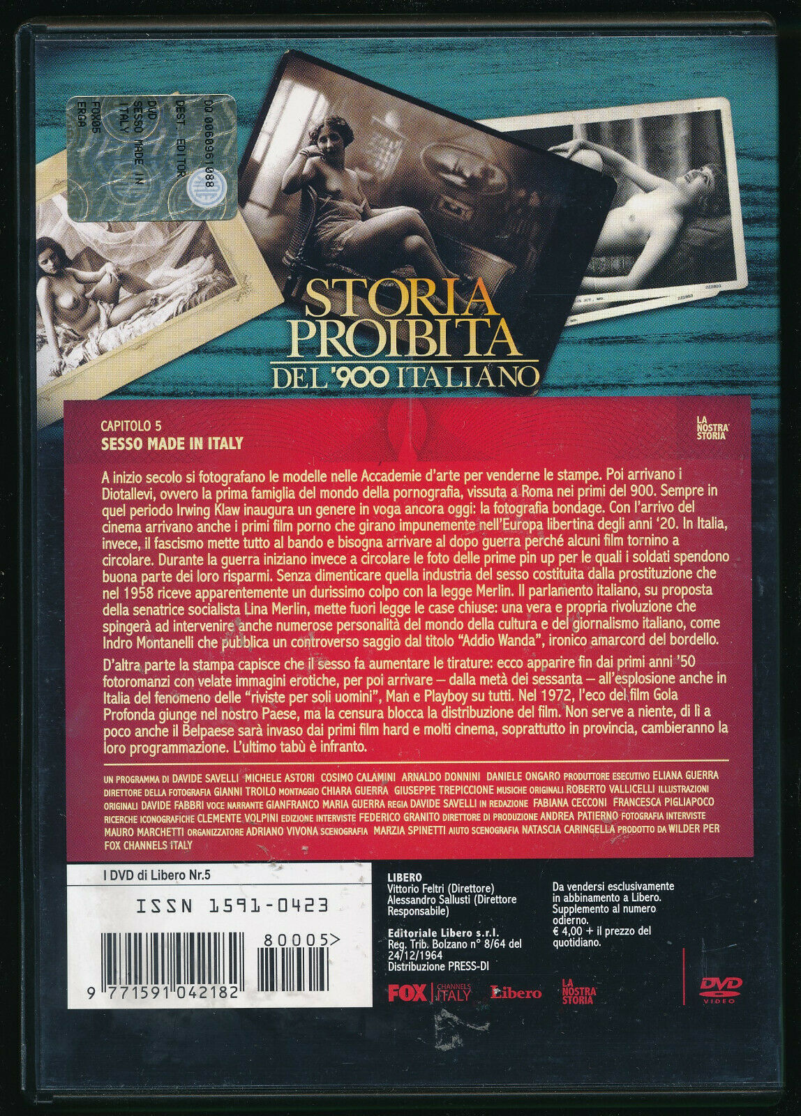 EBOND Storia Proibita Del '900 Italiano DVD Editoriale D565903