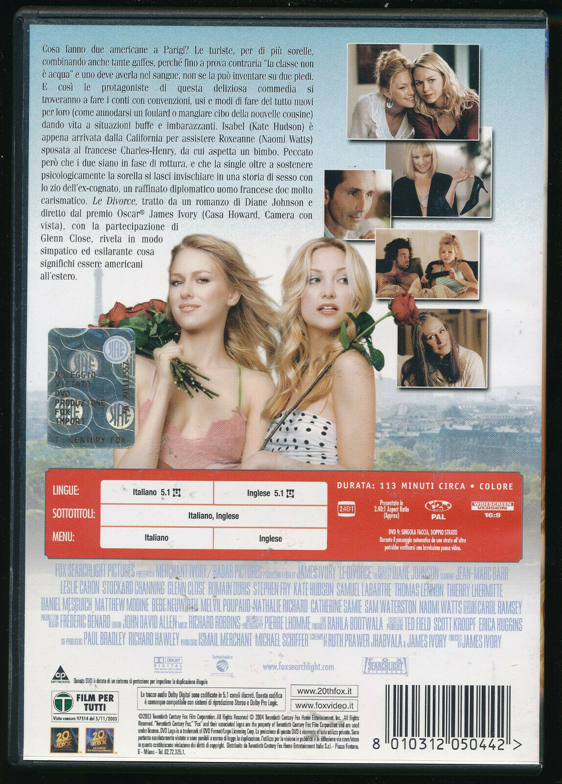 EBOND Le Divorce DVD D565956